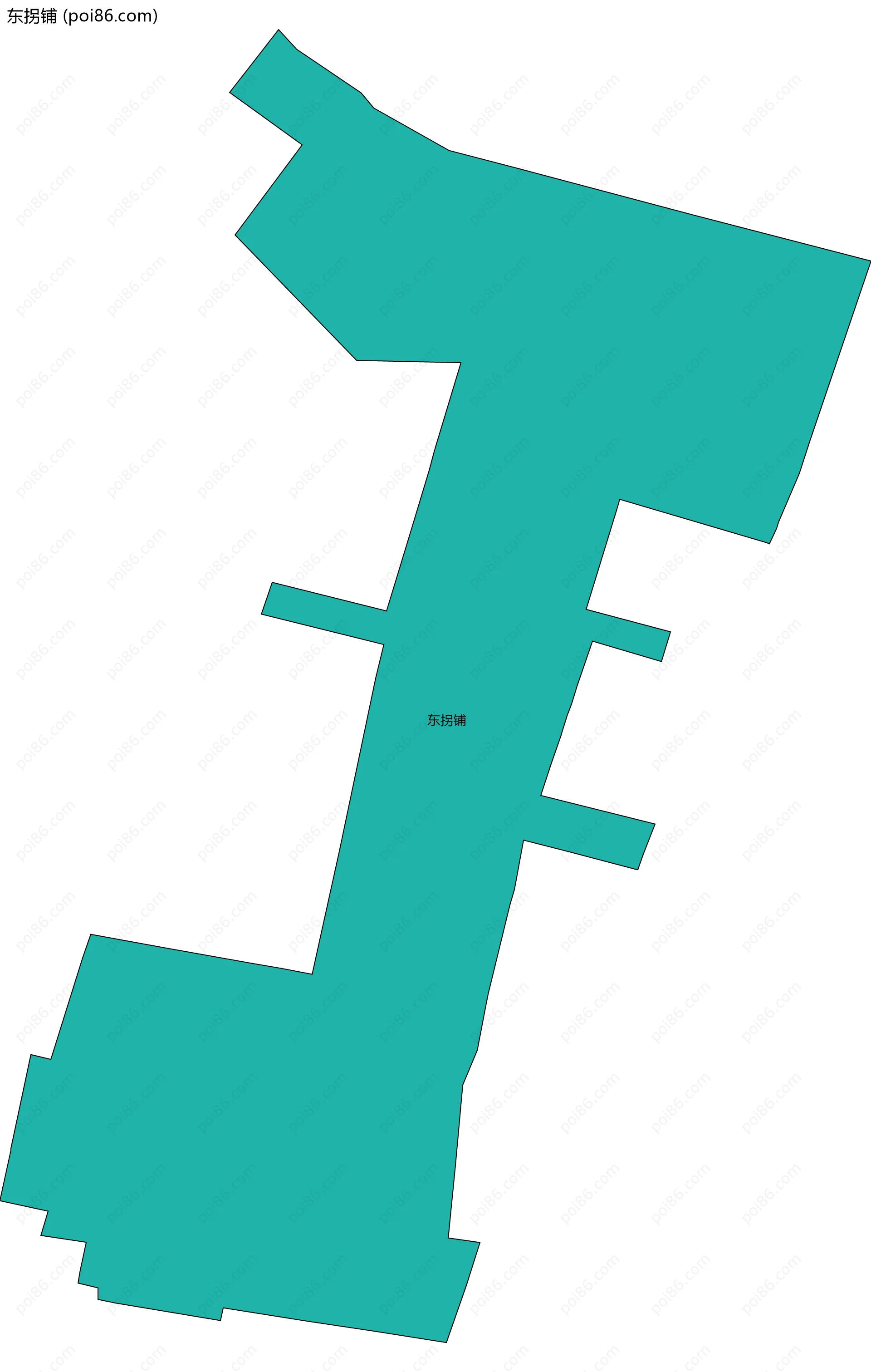 东拐铺边界地图