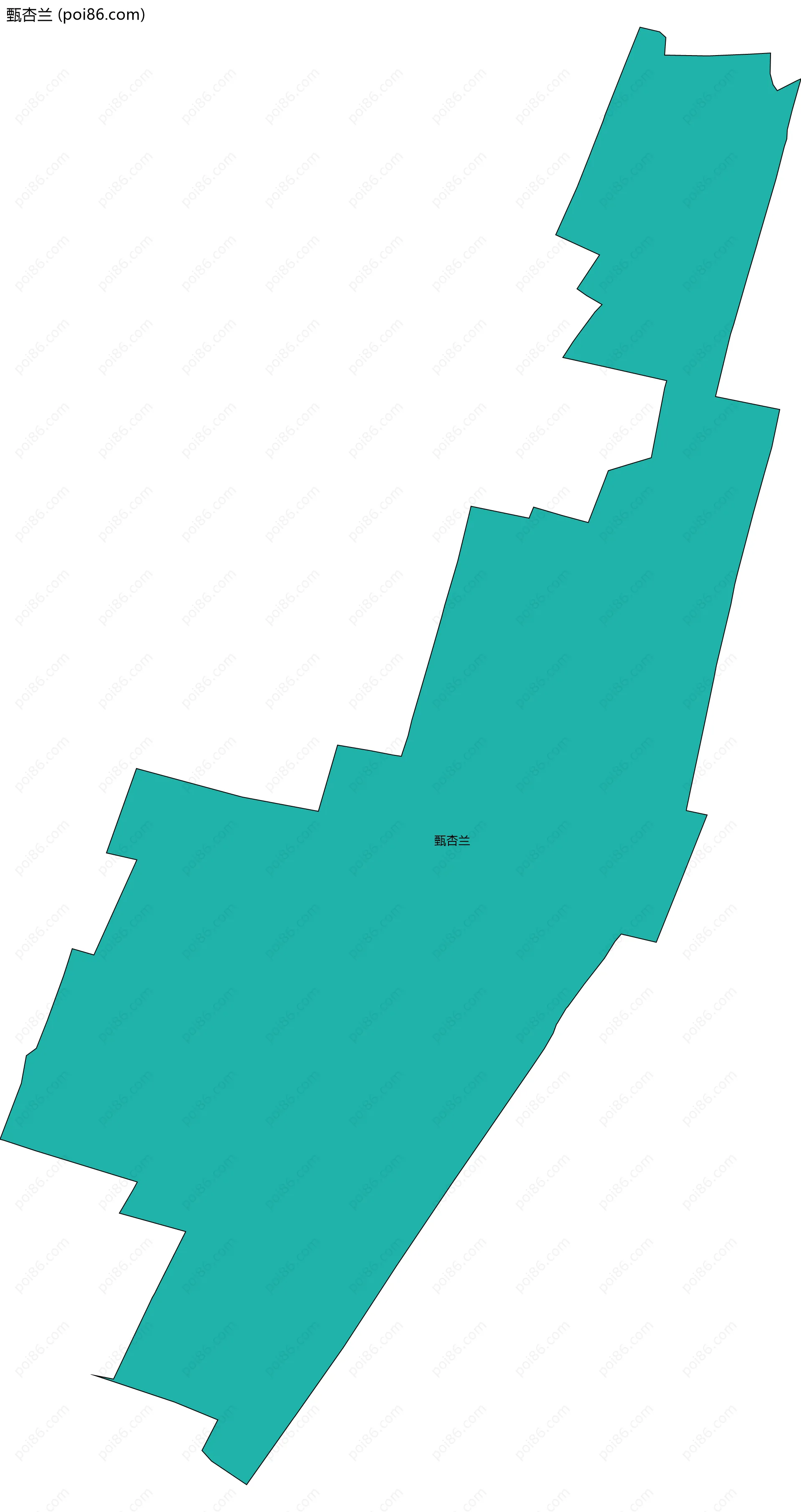 甄杏兰边界地图