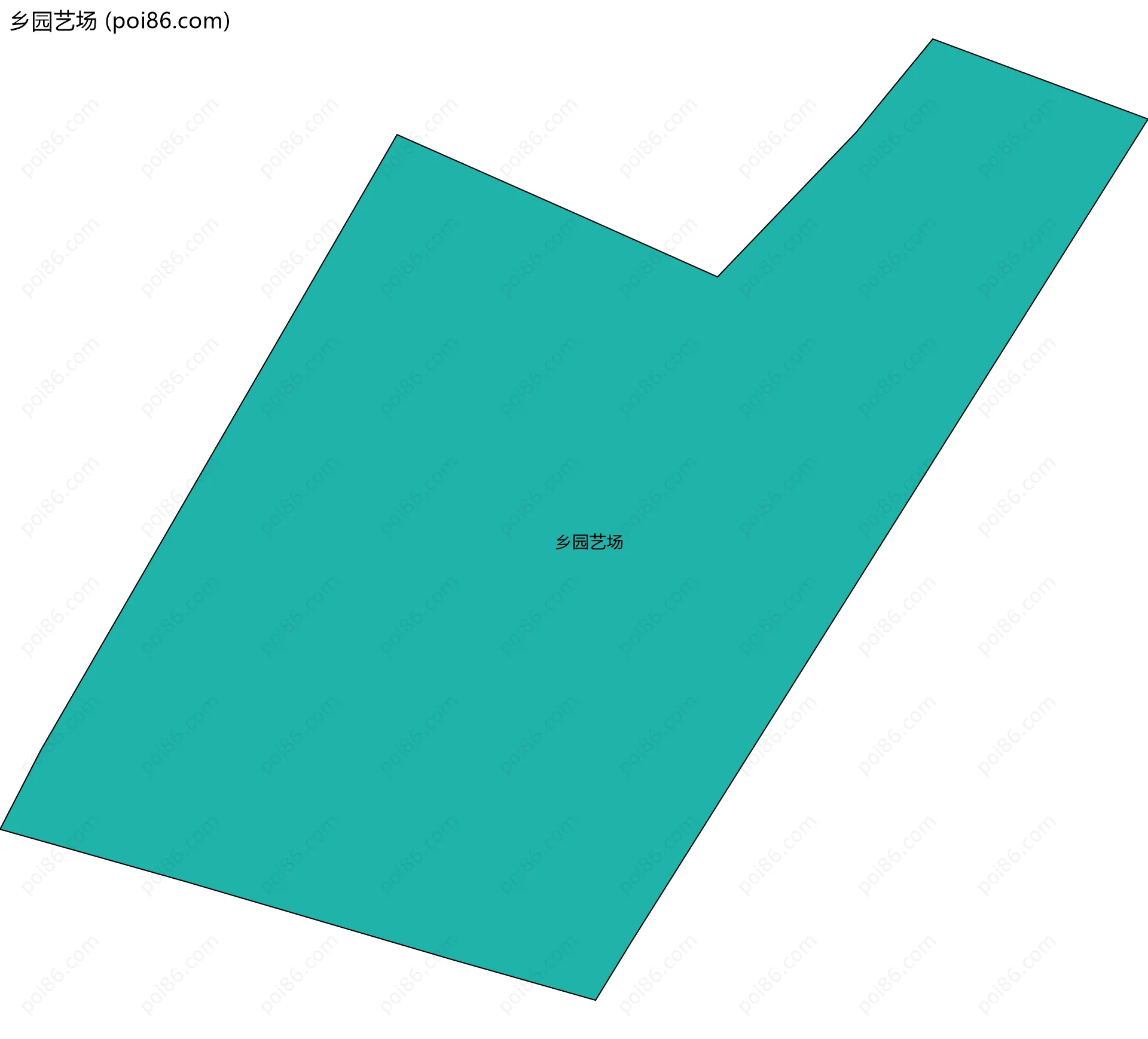 乡园艺场边界地图