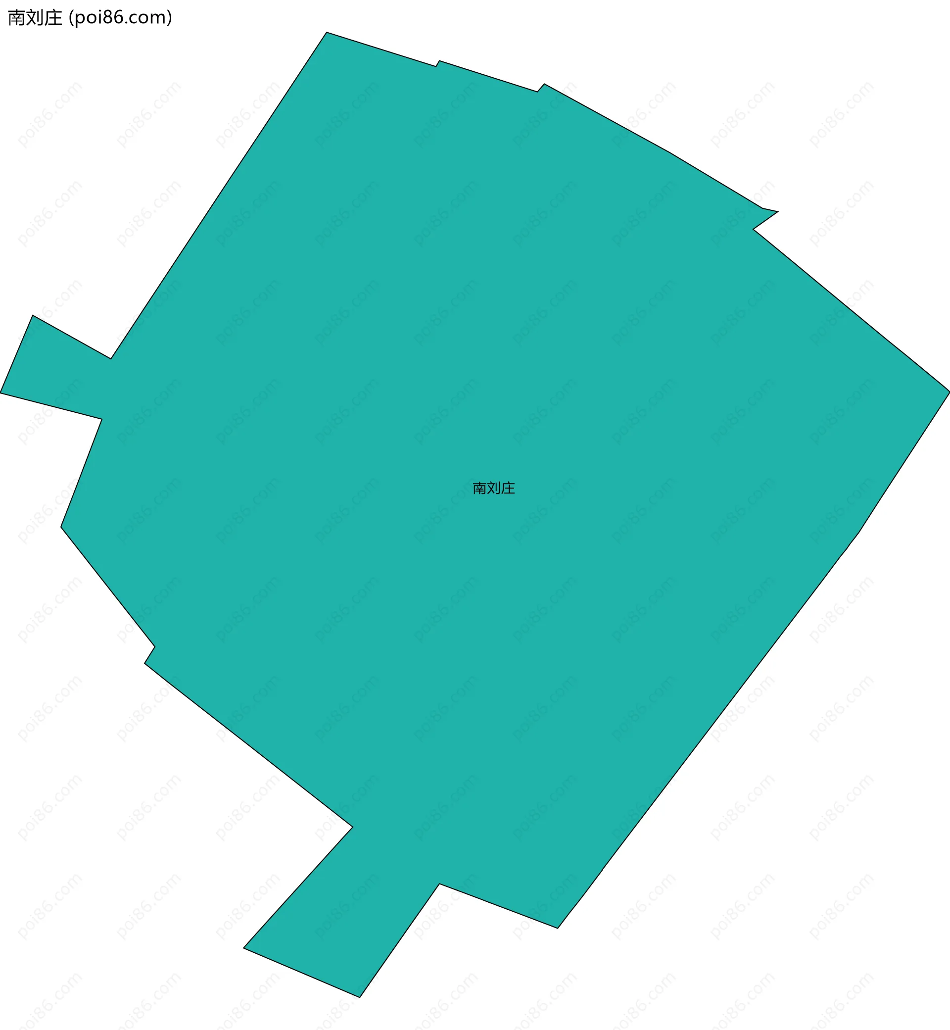 南刘庄边界地图