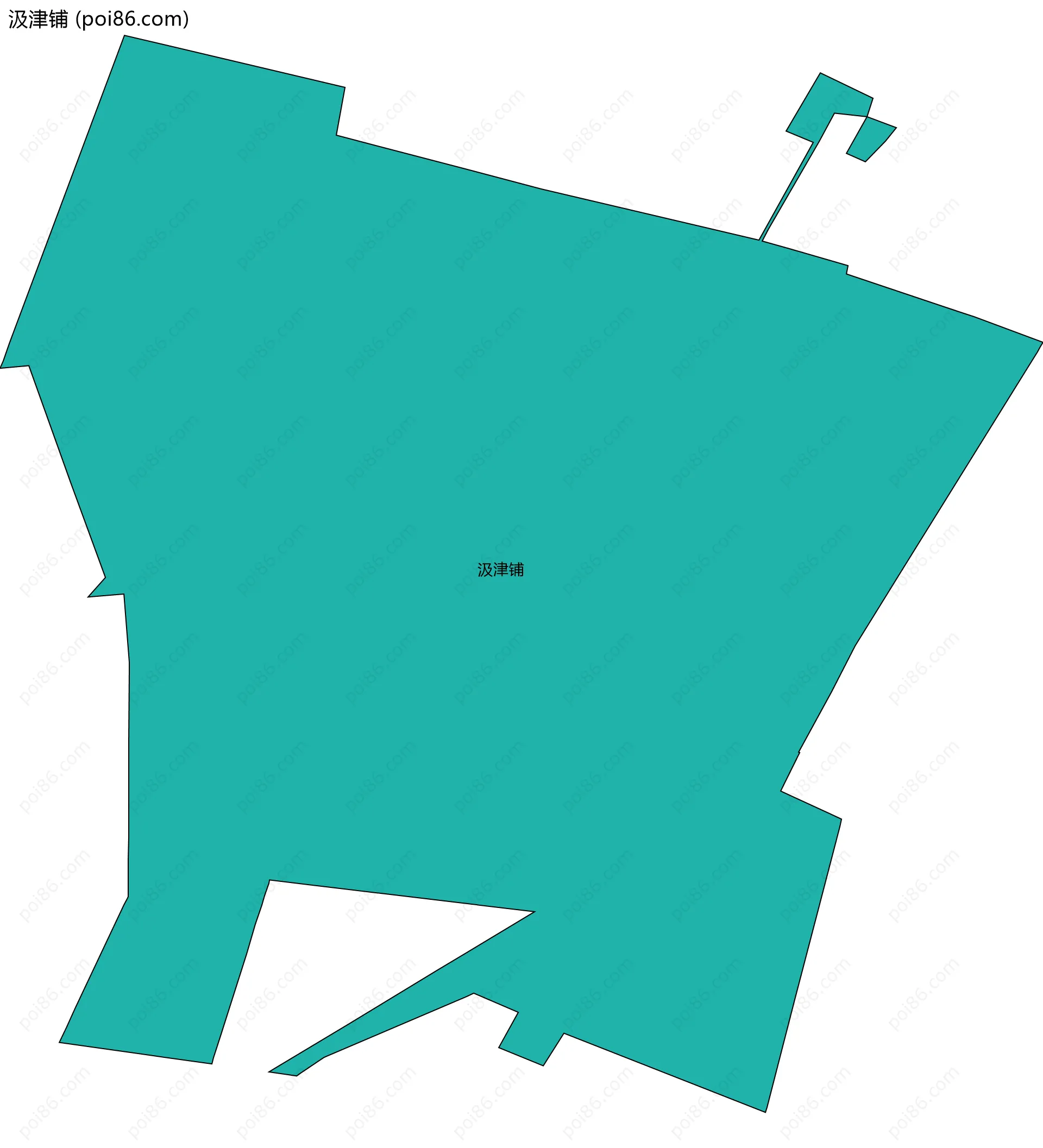 汲津铺边界地图