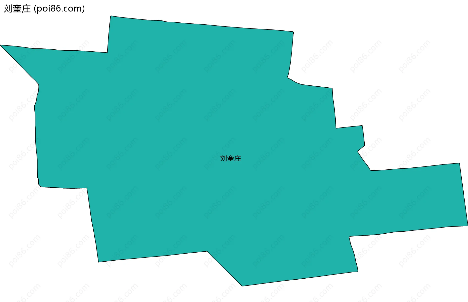 刘奎庄边界地图