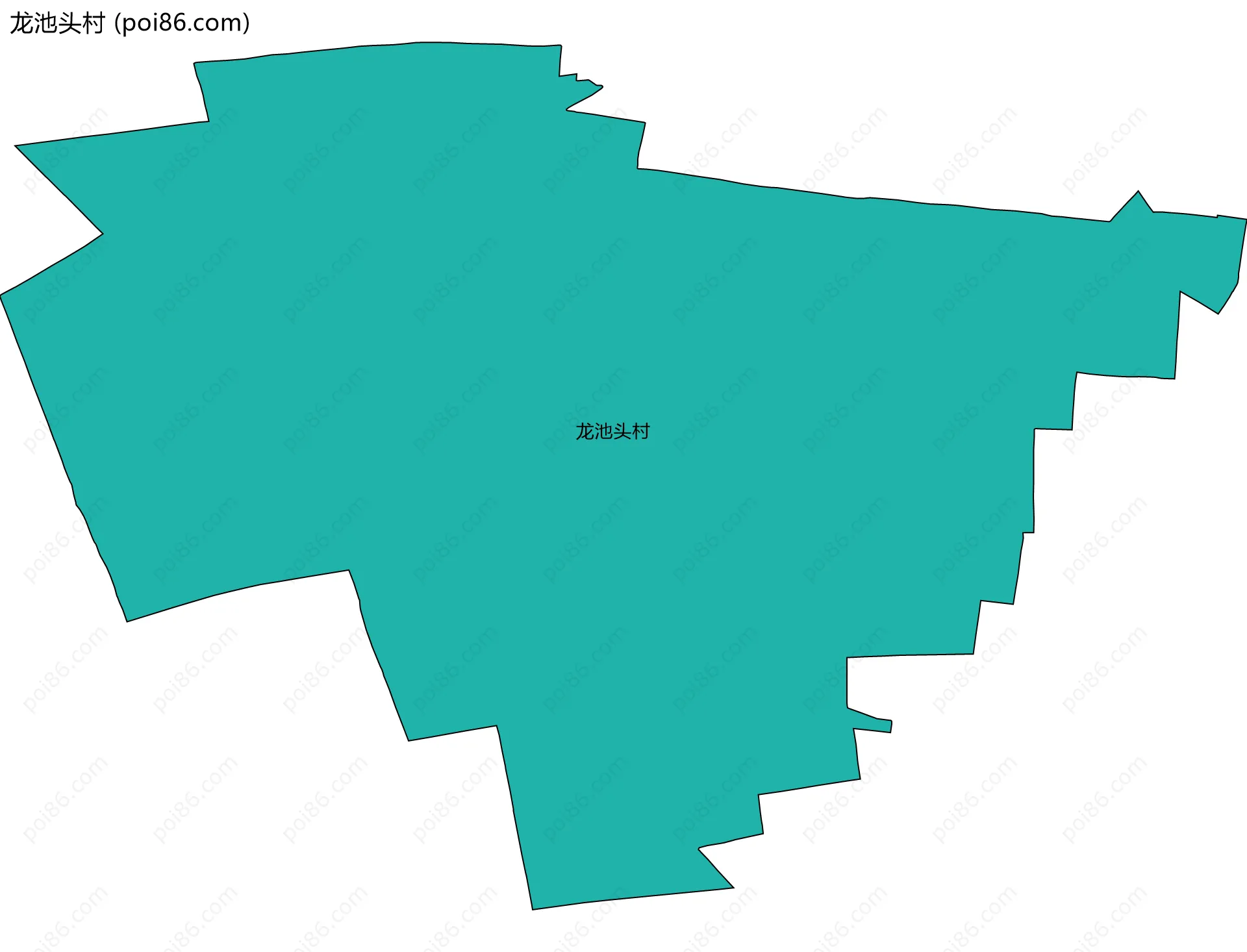 龙池头村边界地图