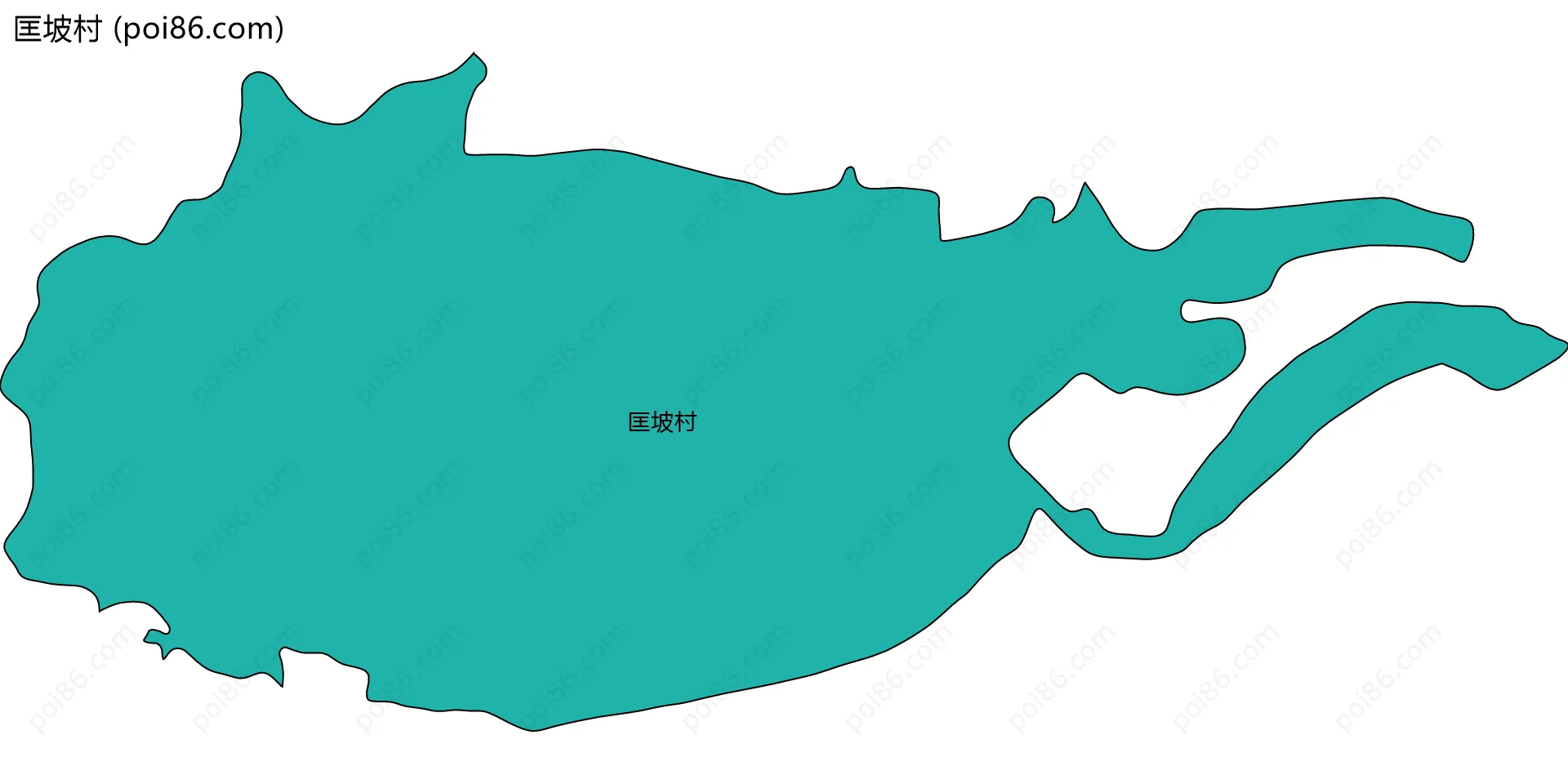 匡坡村边界地图