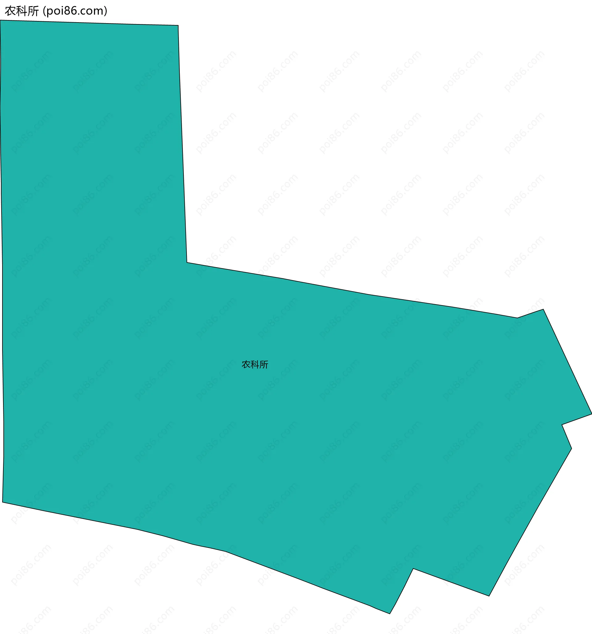 农科所边界地图