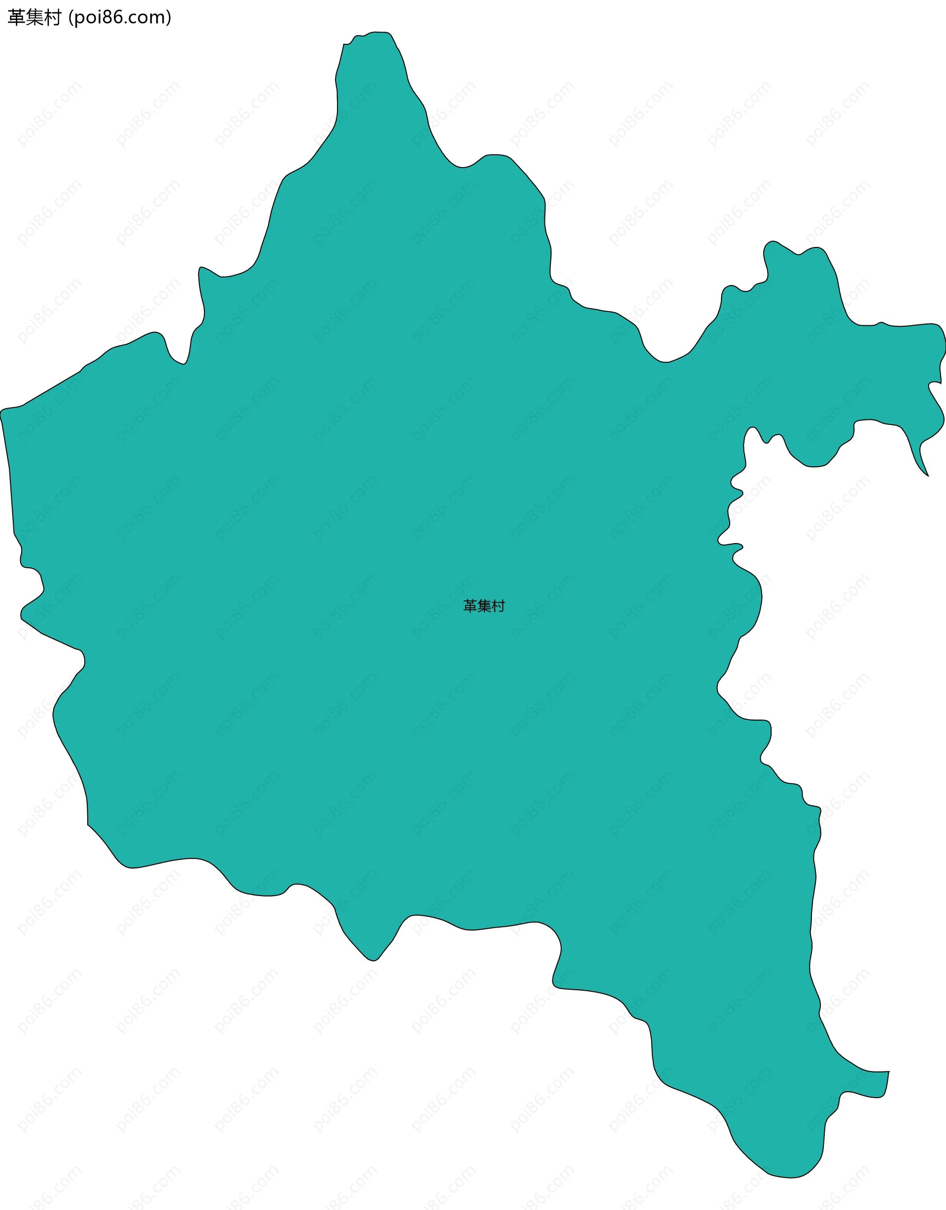 革集村边界地图