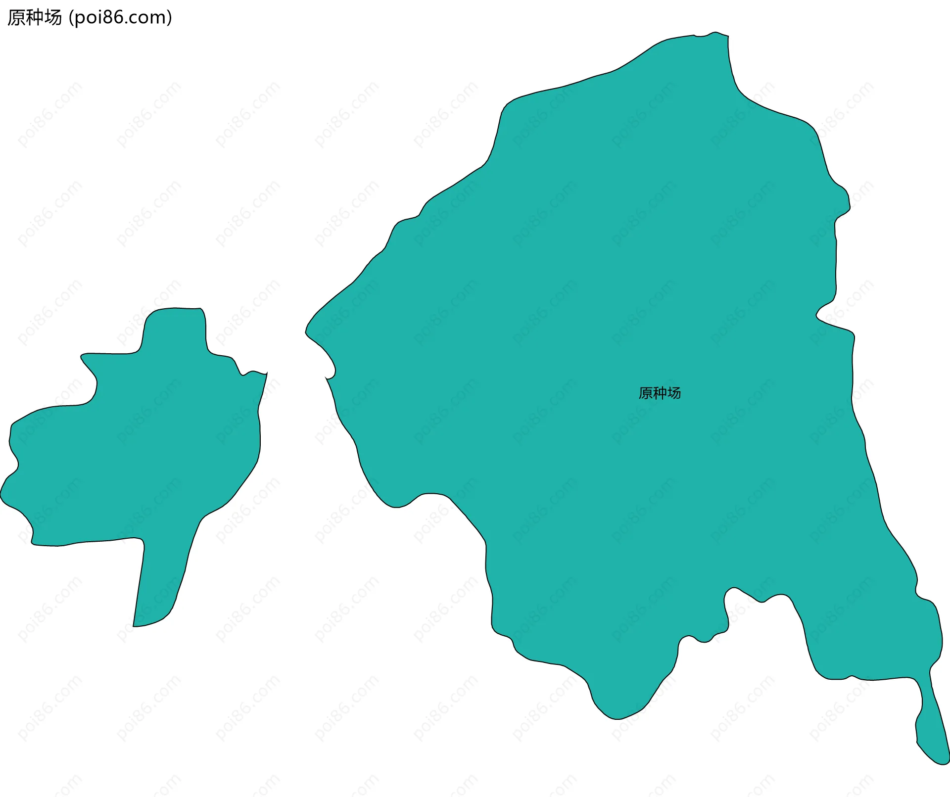 原种场边界地图