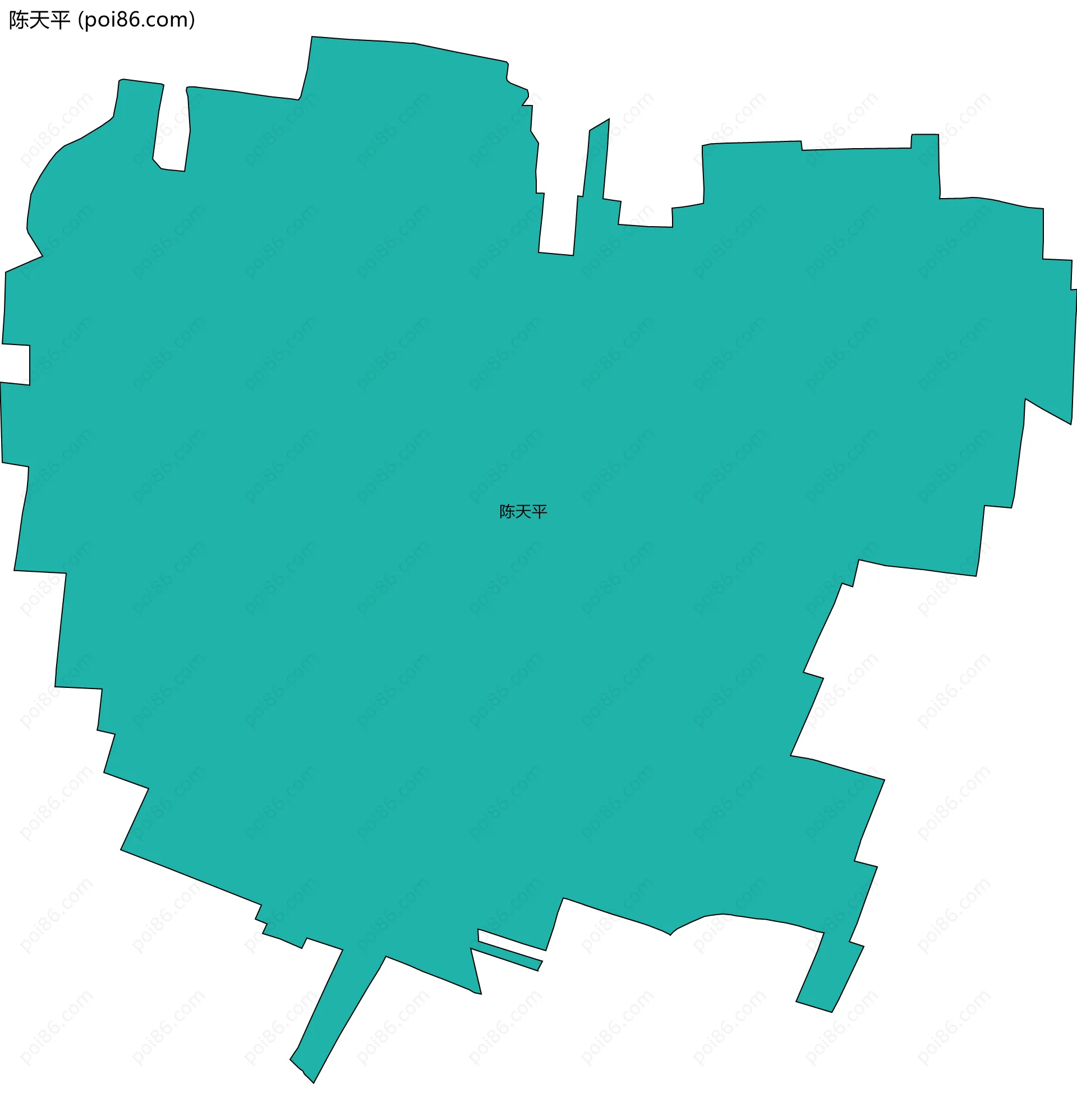 陈天平边界地图