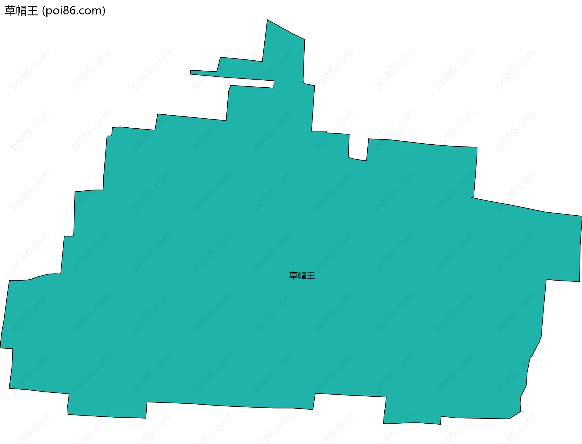 草帽王边界地图