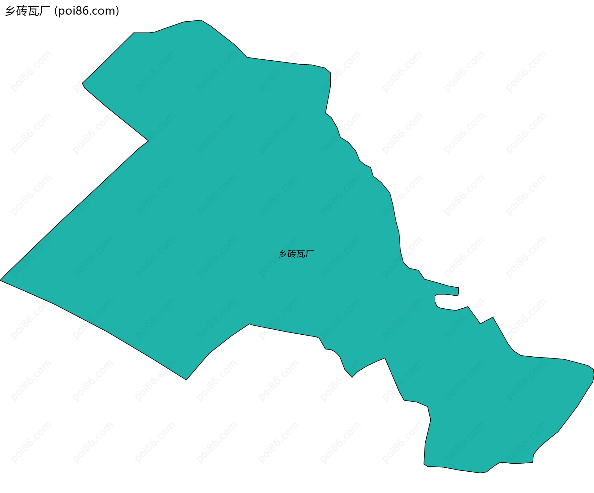 乡砖瓦厂边界地图
