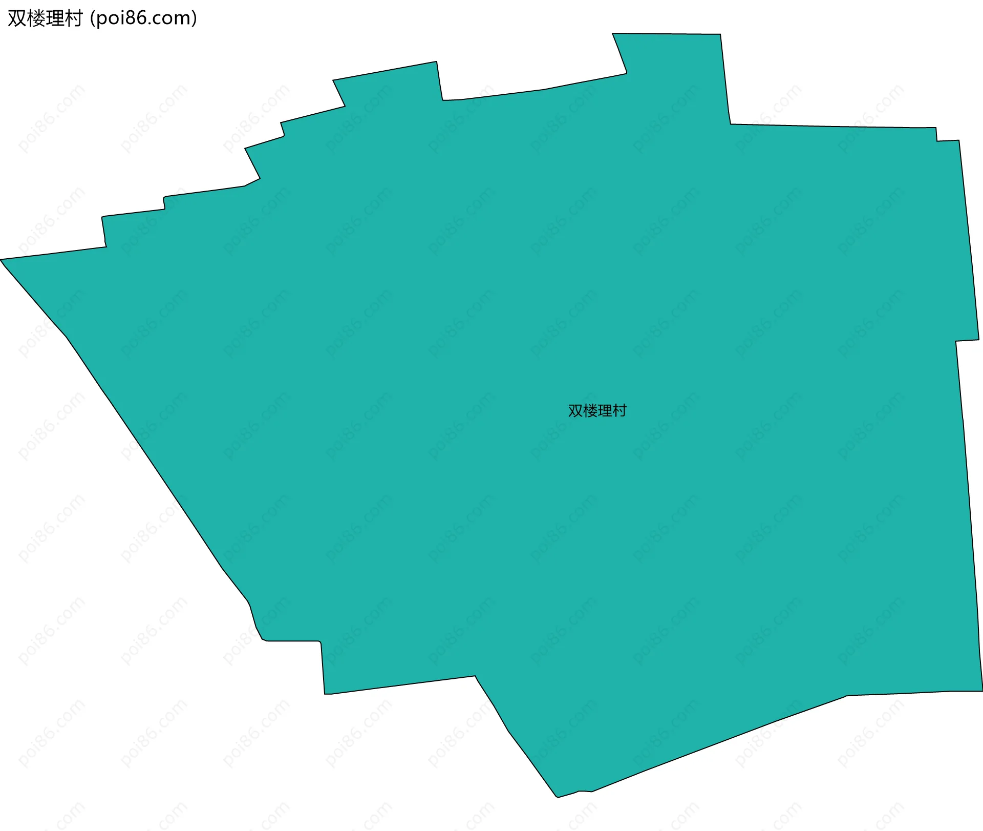 双楼理村边界地图