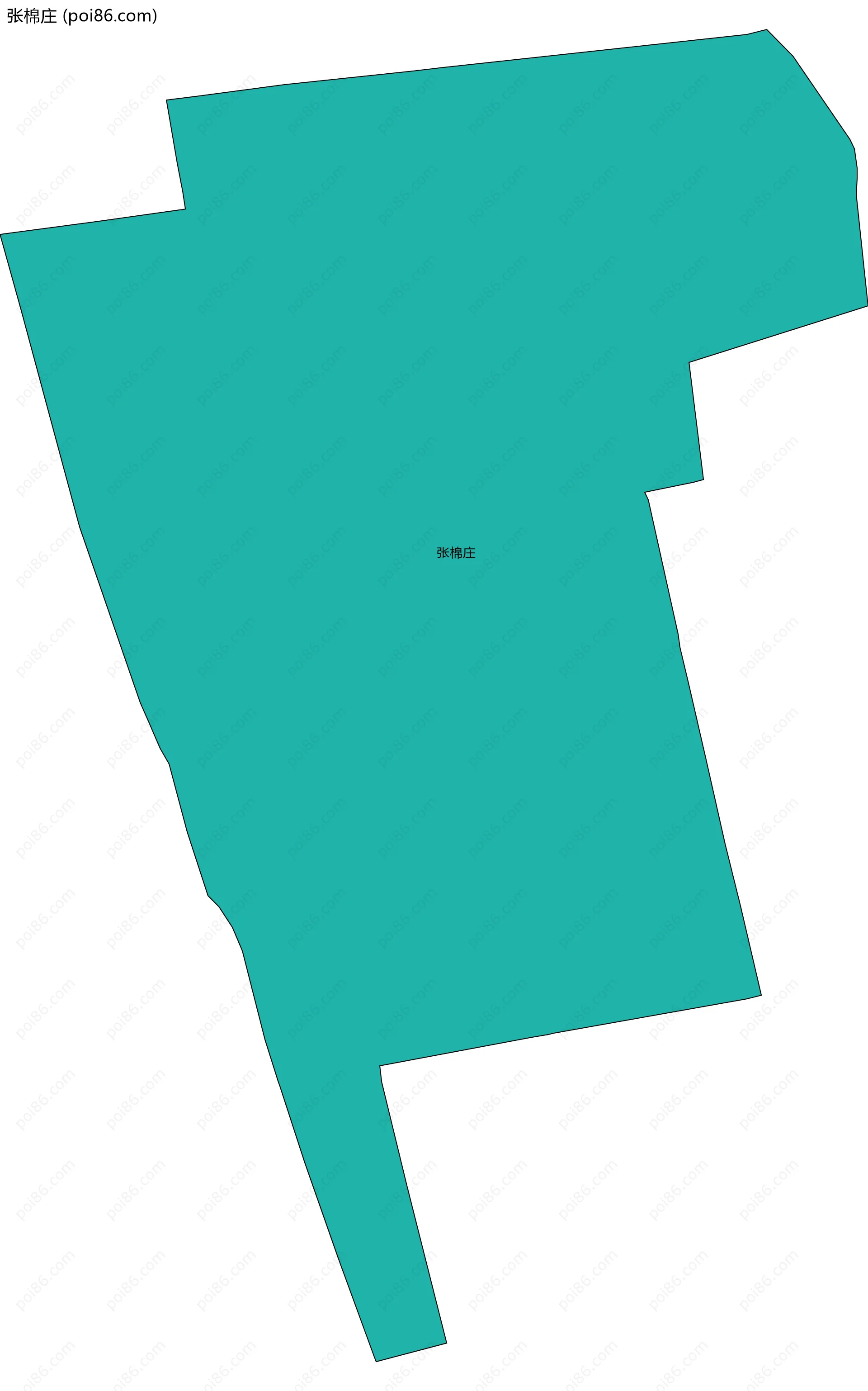 张棉庄边界地图