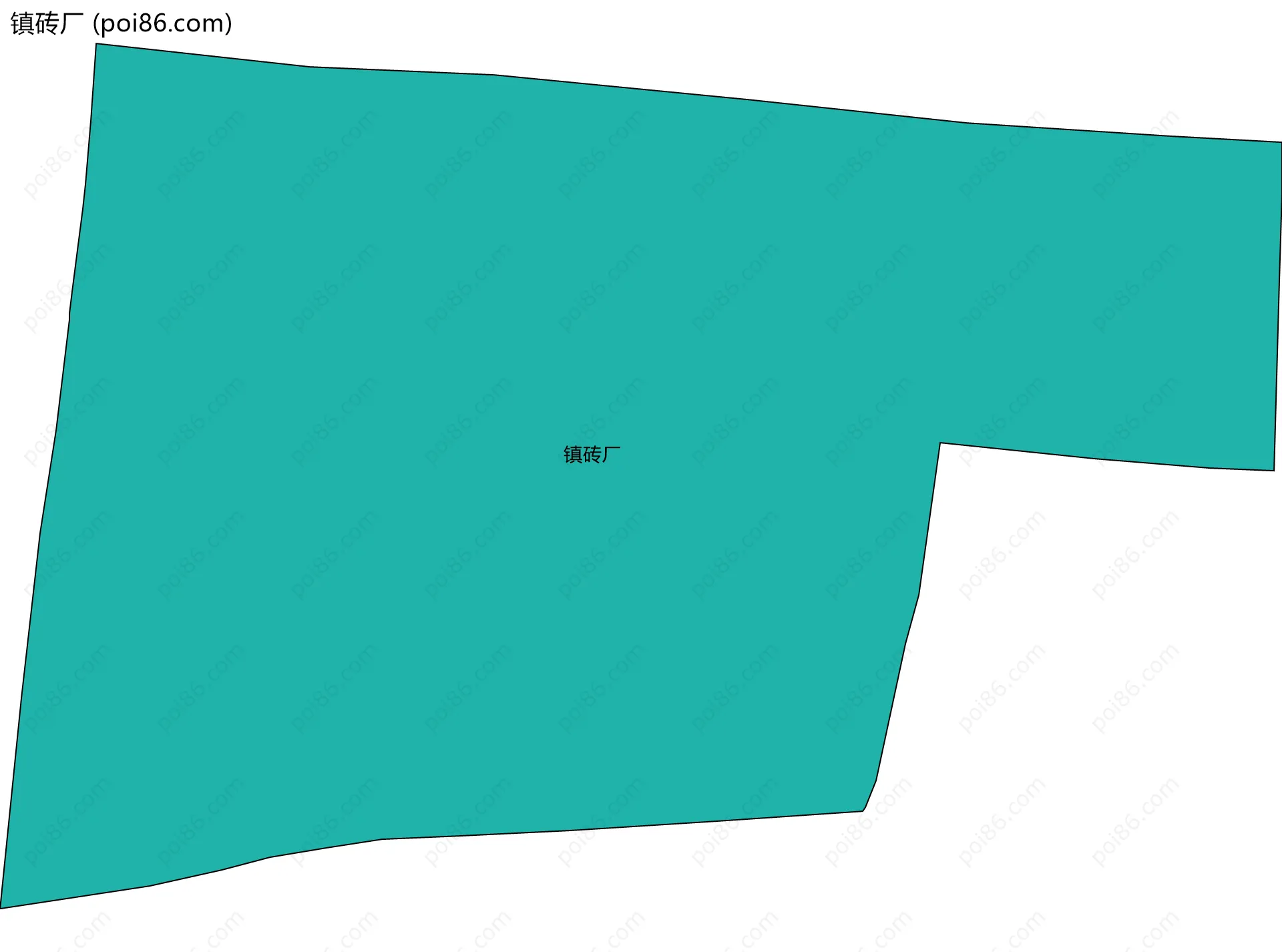 镇砖厂边界地图