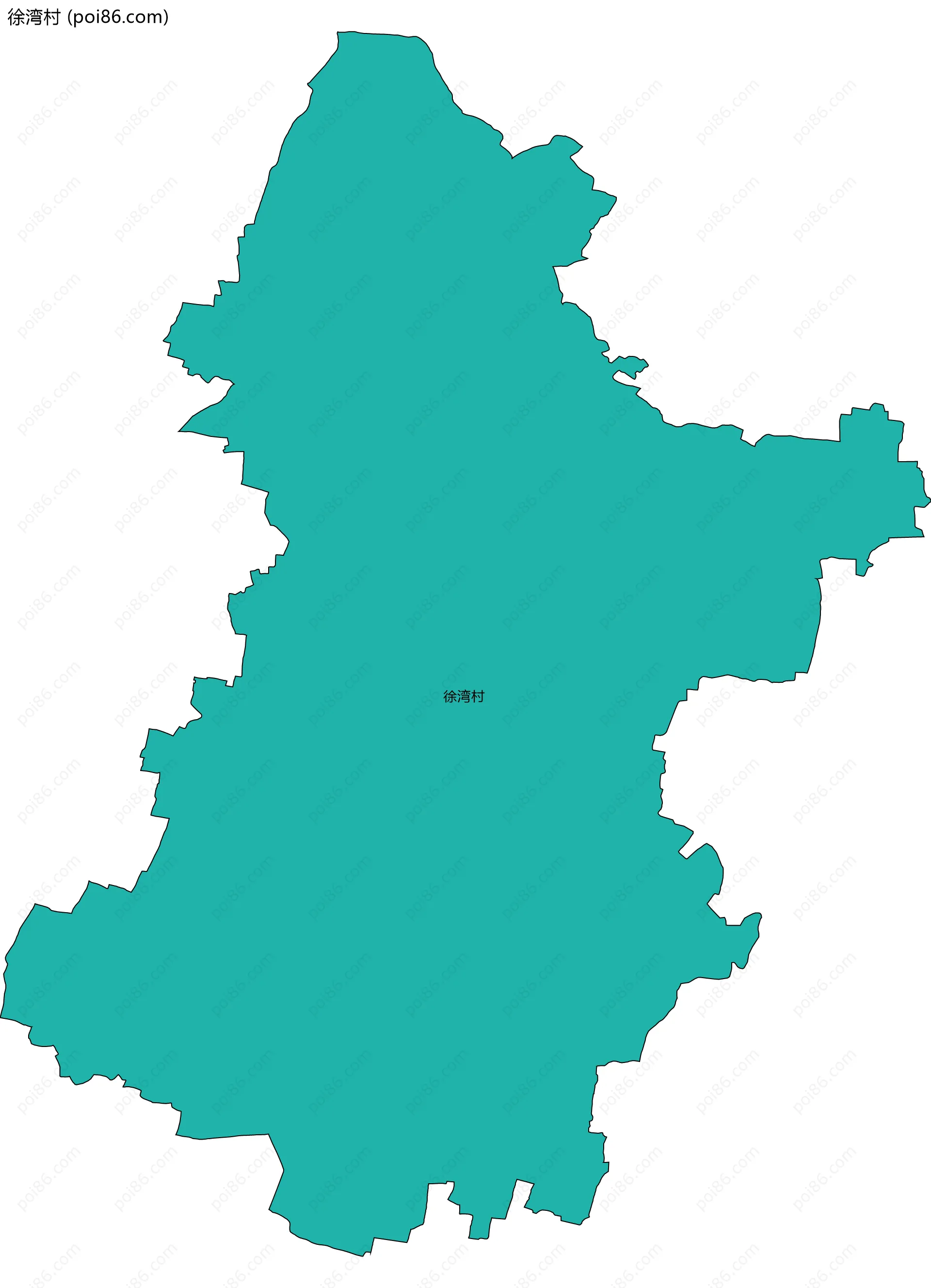 徐湾村边界地图