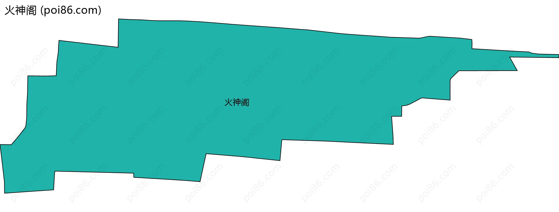 火神阁边界地图