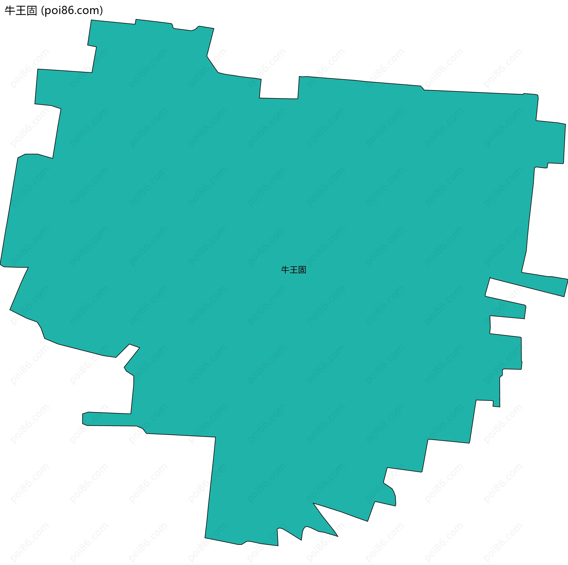 牛王固边界地图