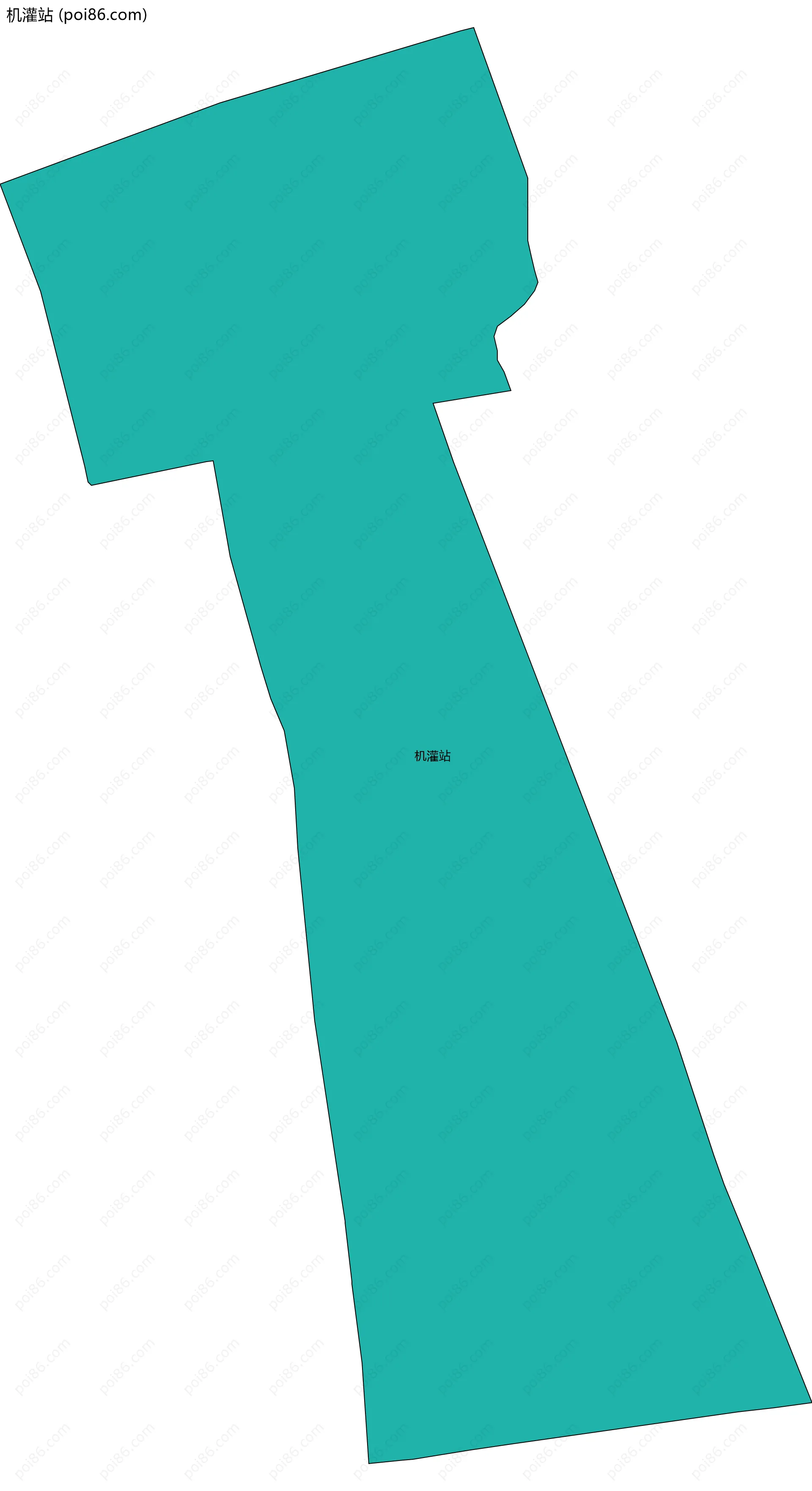 机灌站边界地图
