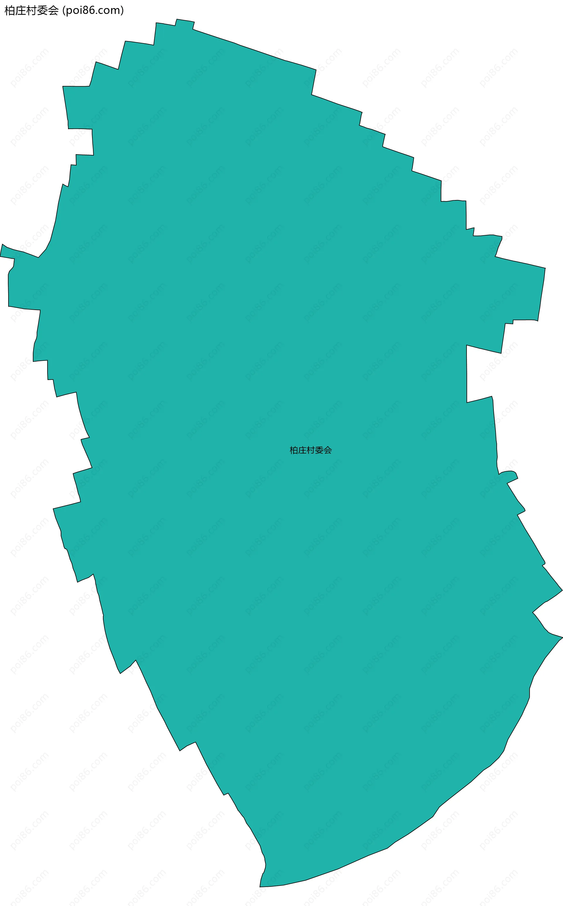 柏庄村委会边界地图