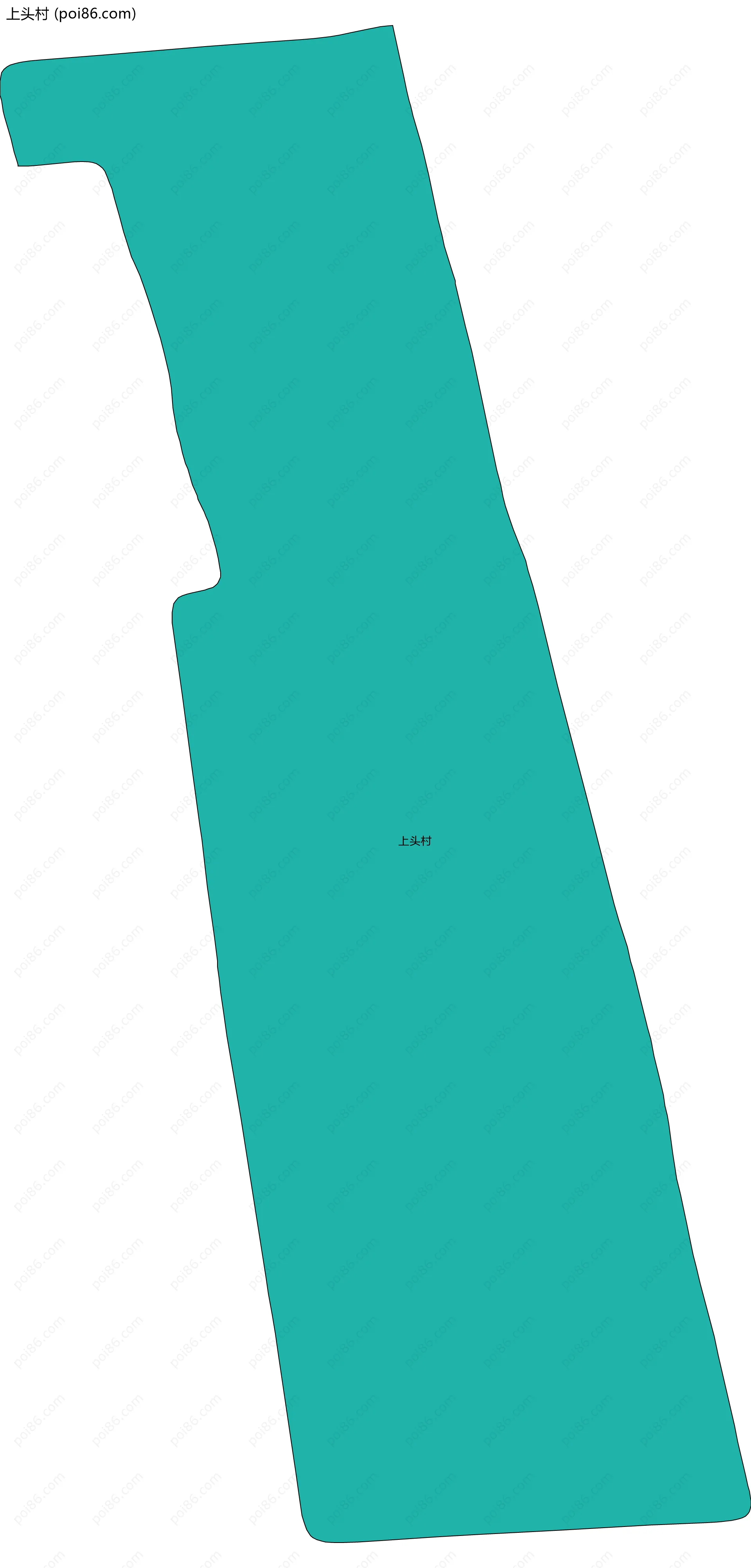 上头村边界地图