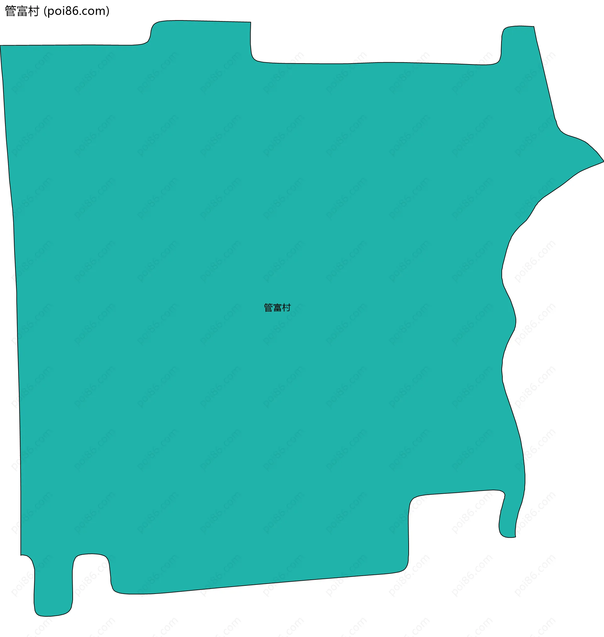管富村边界地图