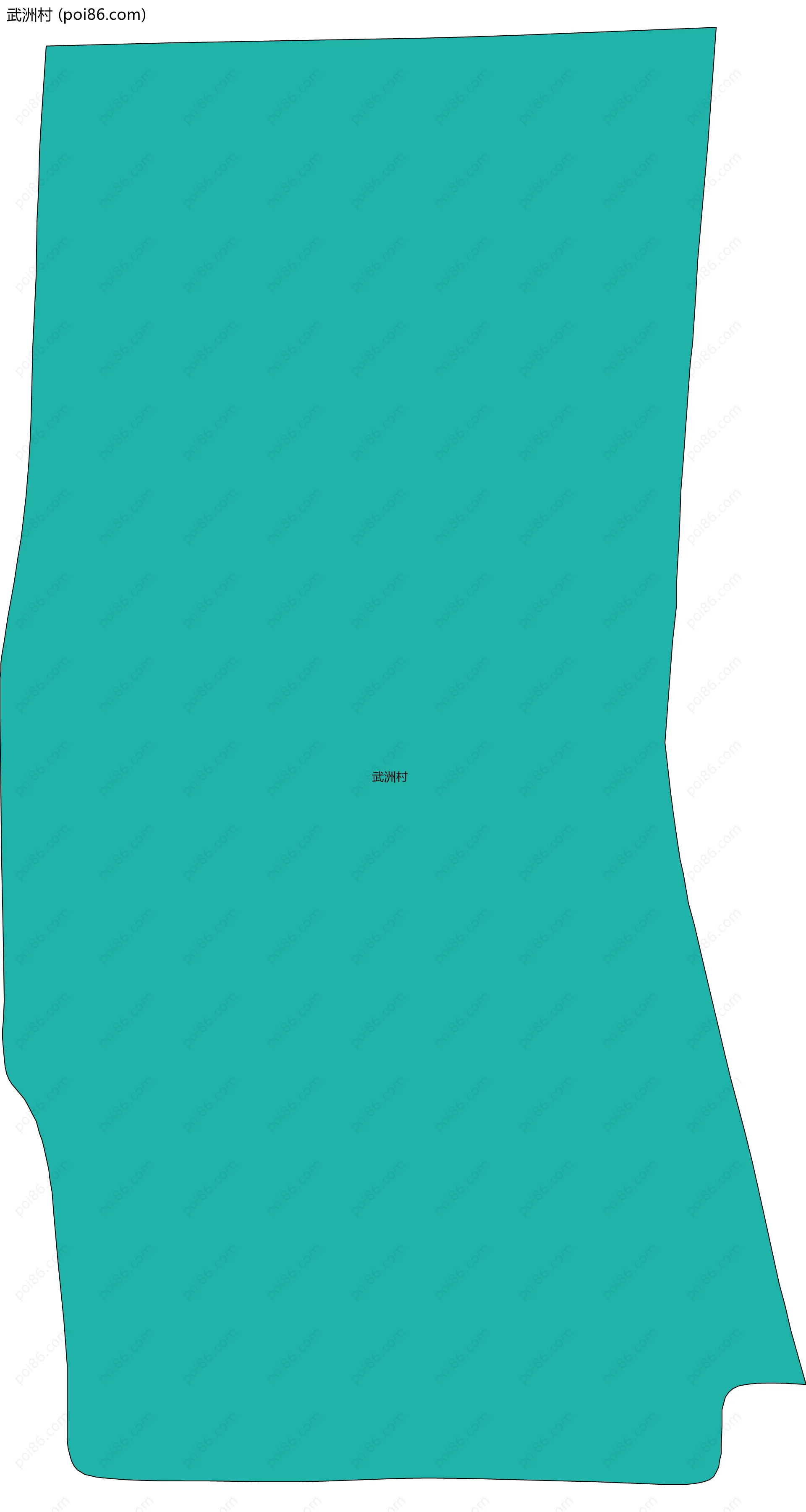 武洲村边界地图