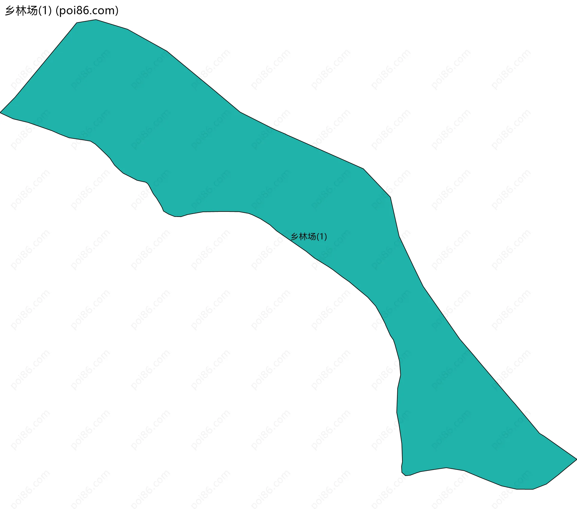 乡林场(1)边界地图