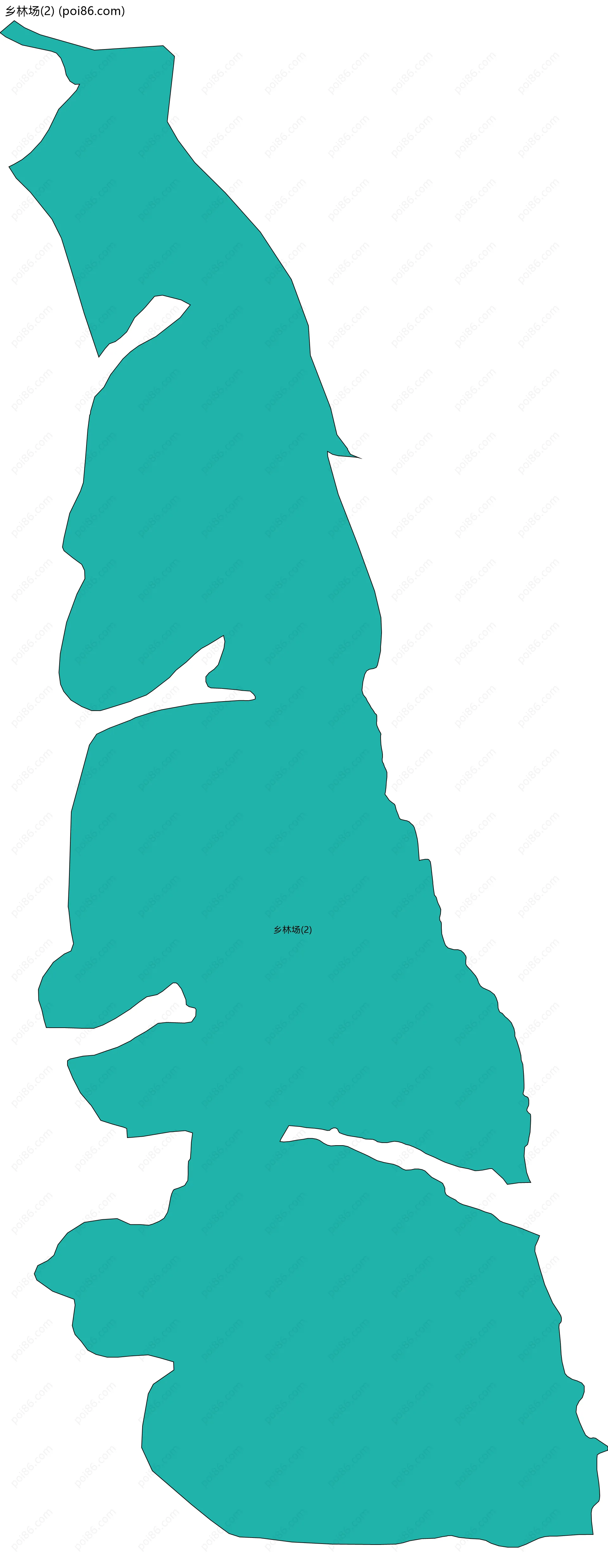 乡林场(2)边界地图