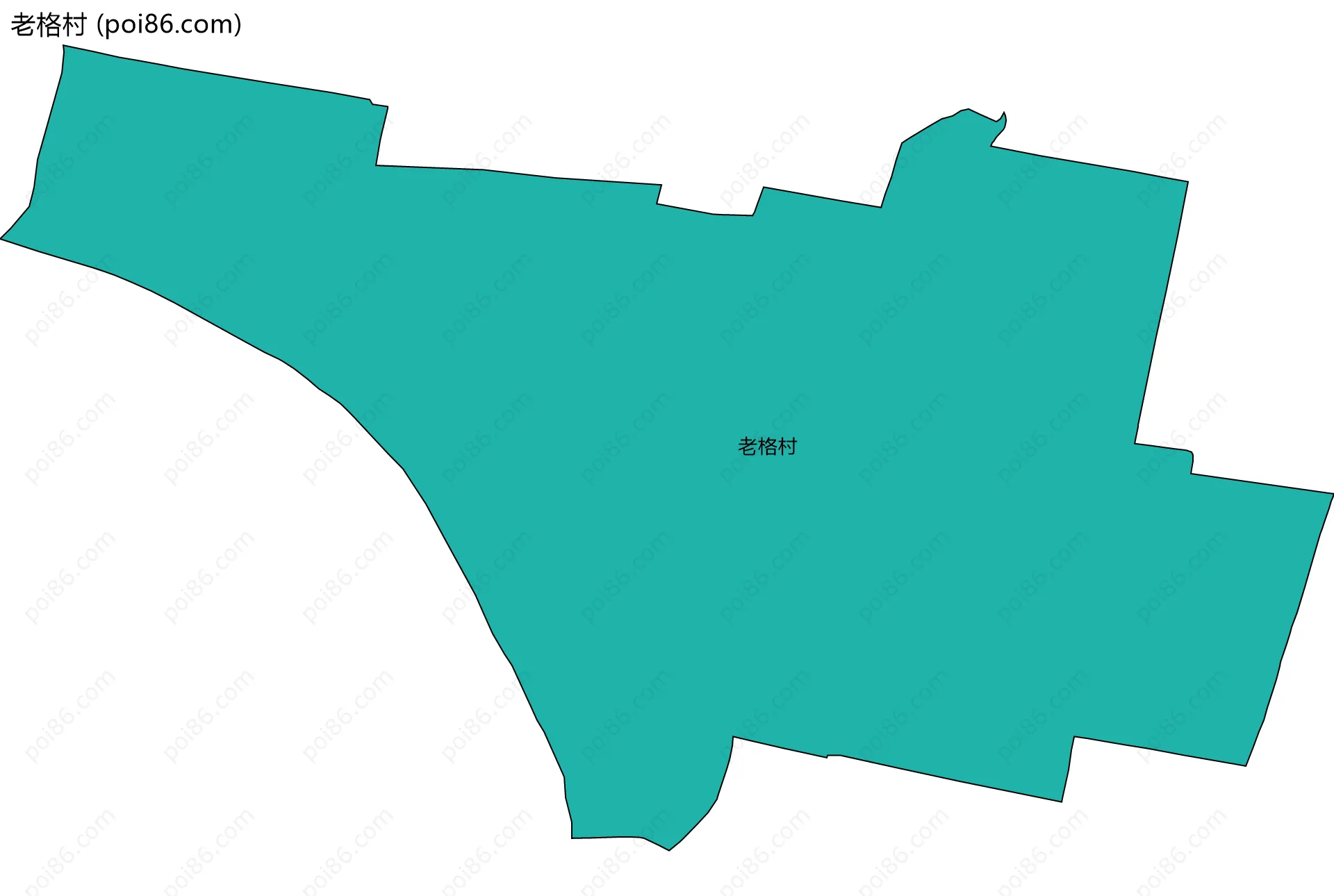 老格村边界地图