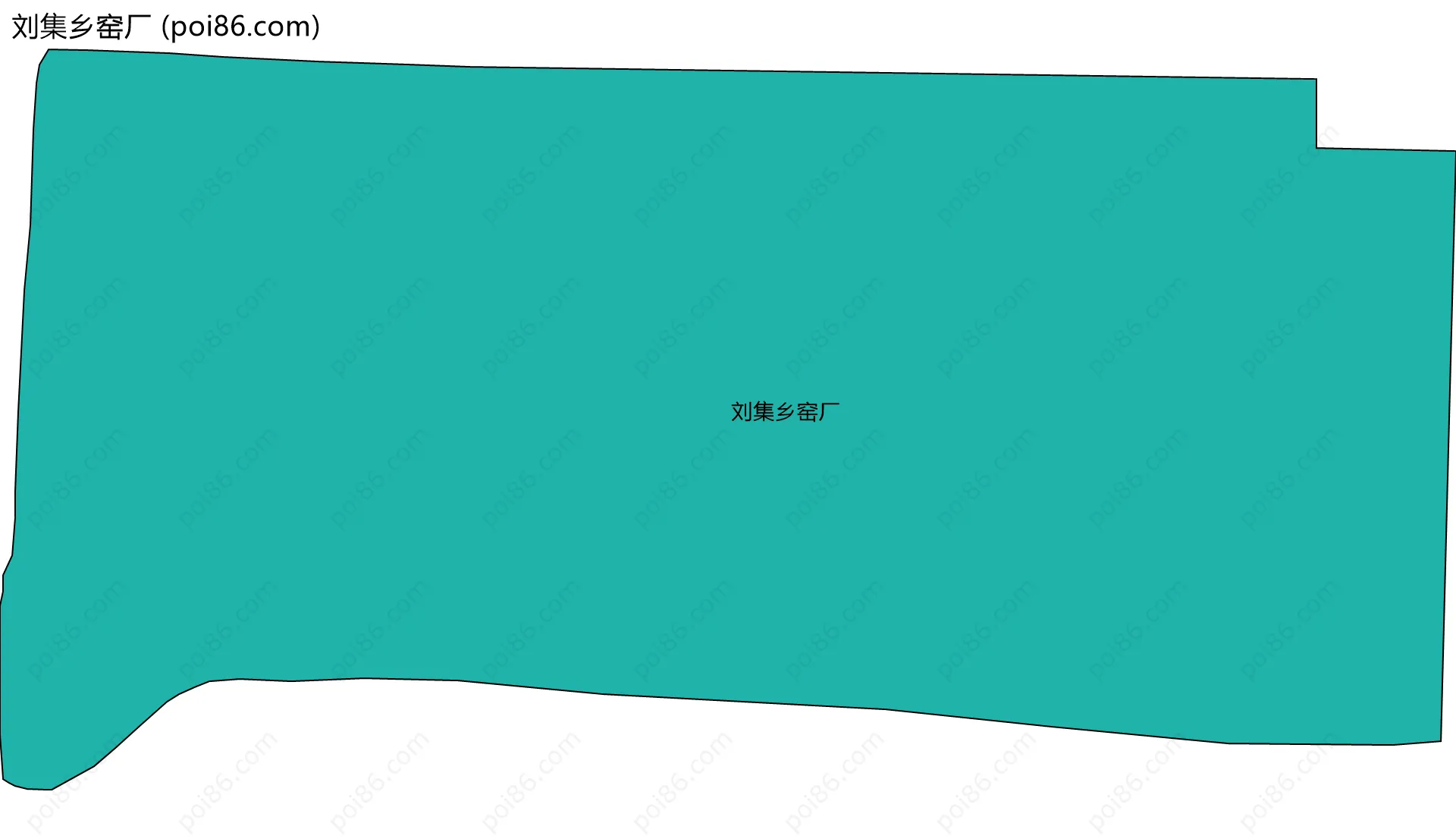 刘集乡窑厂边界地图