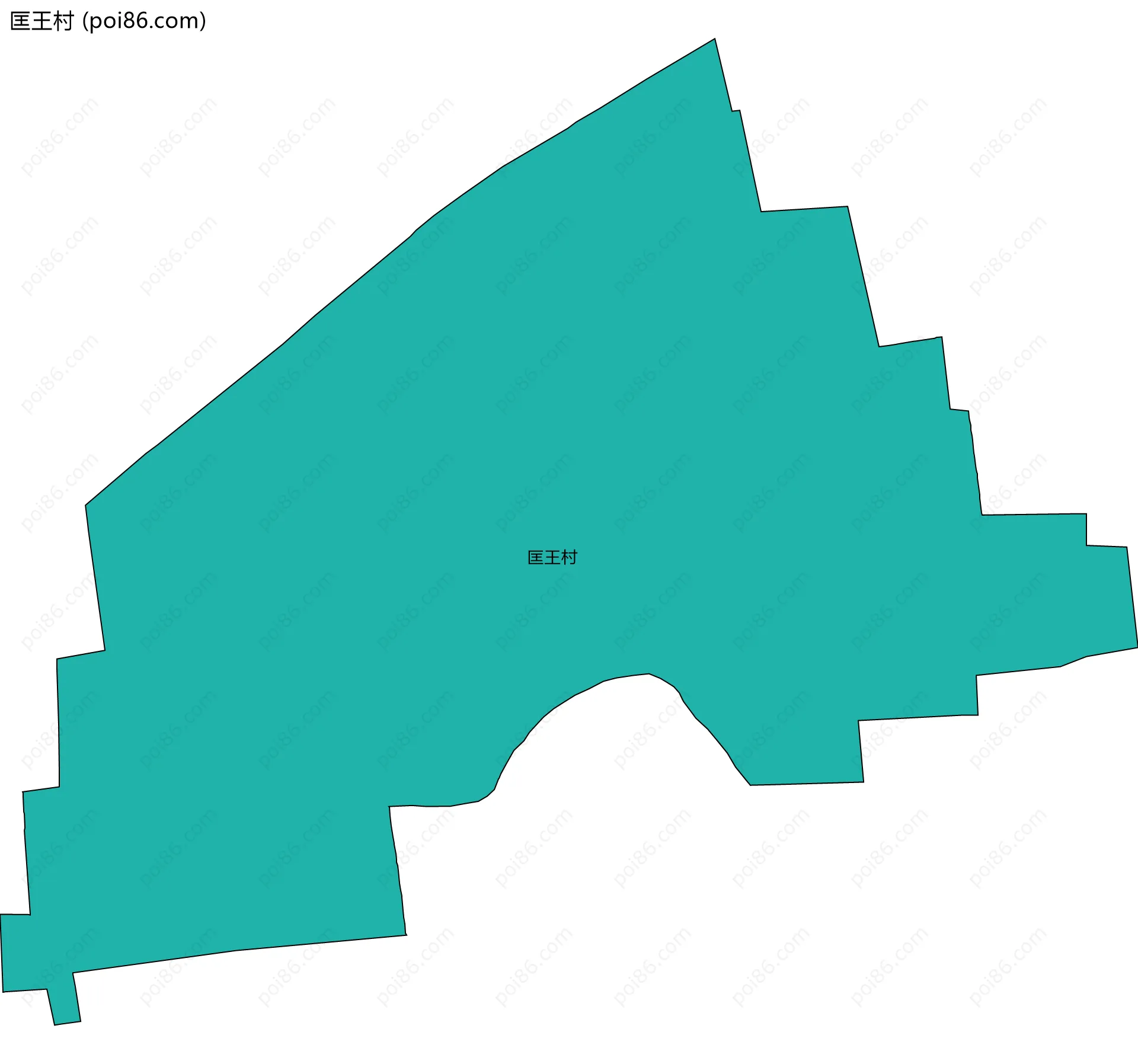 匡王村边界地图
