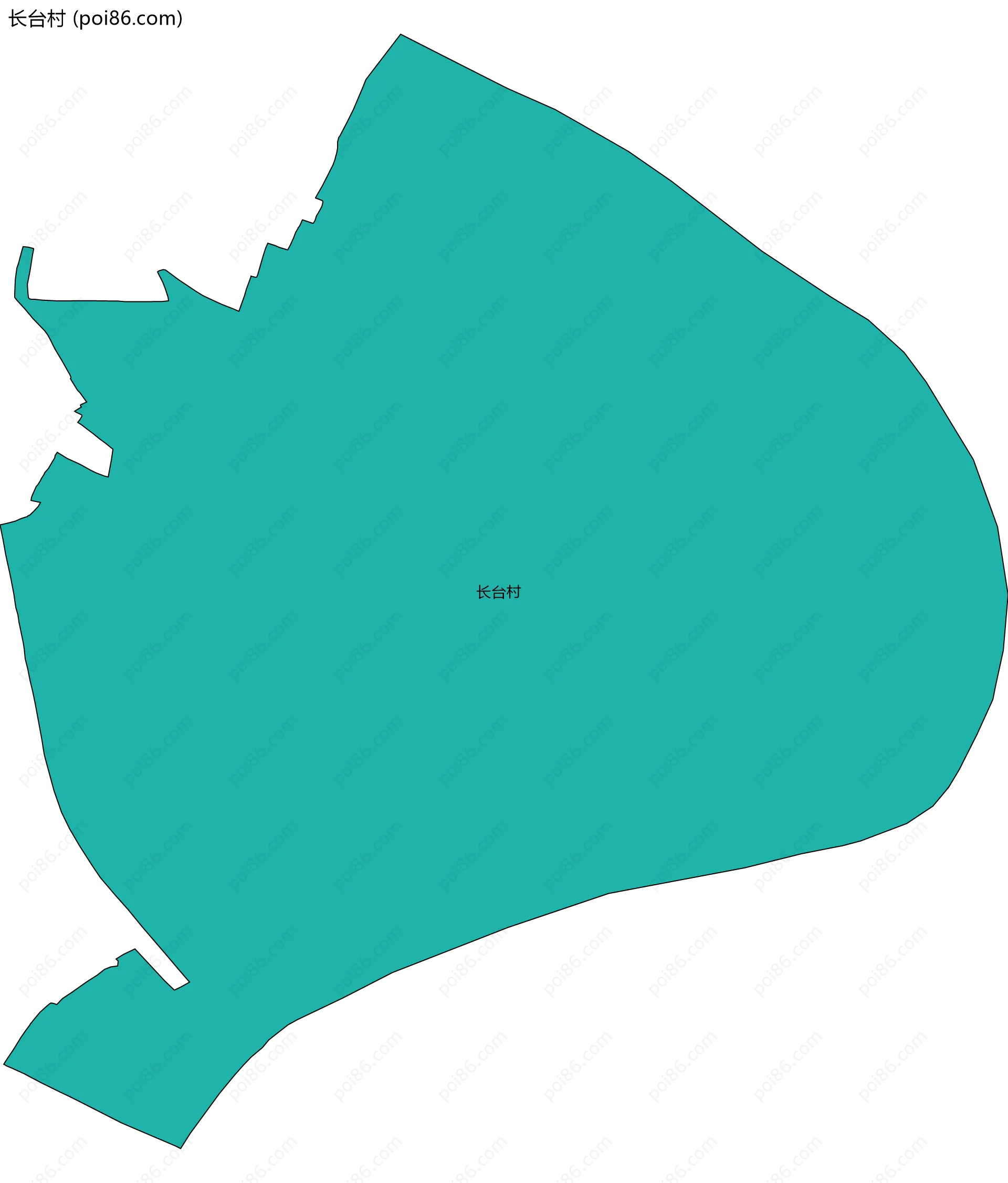 长台村边界地图