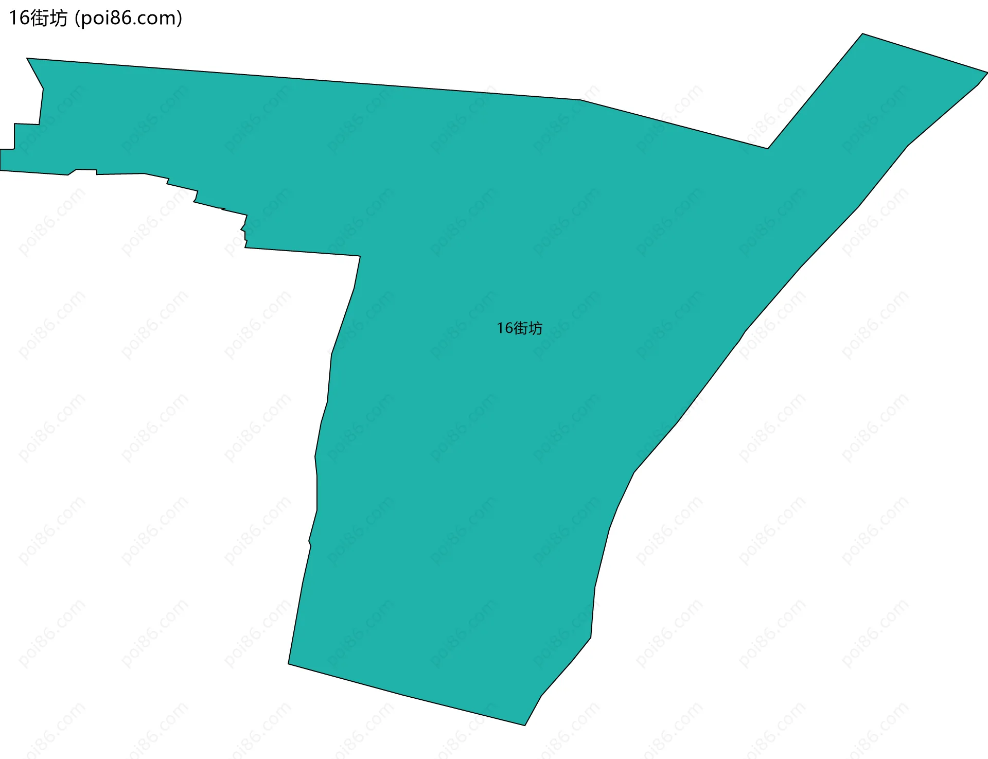 16街坊边界地图