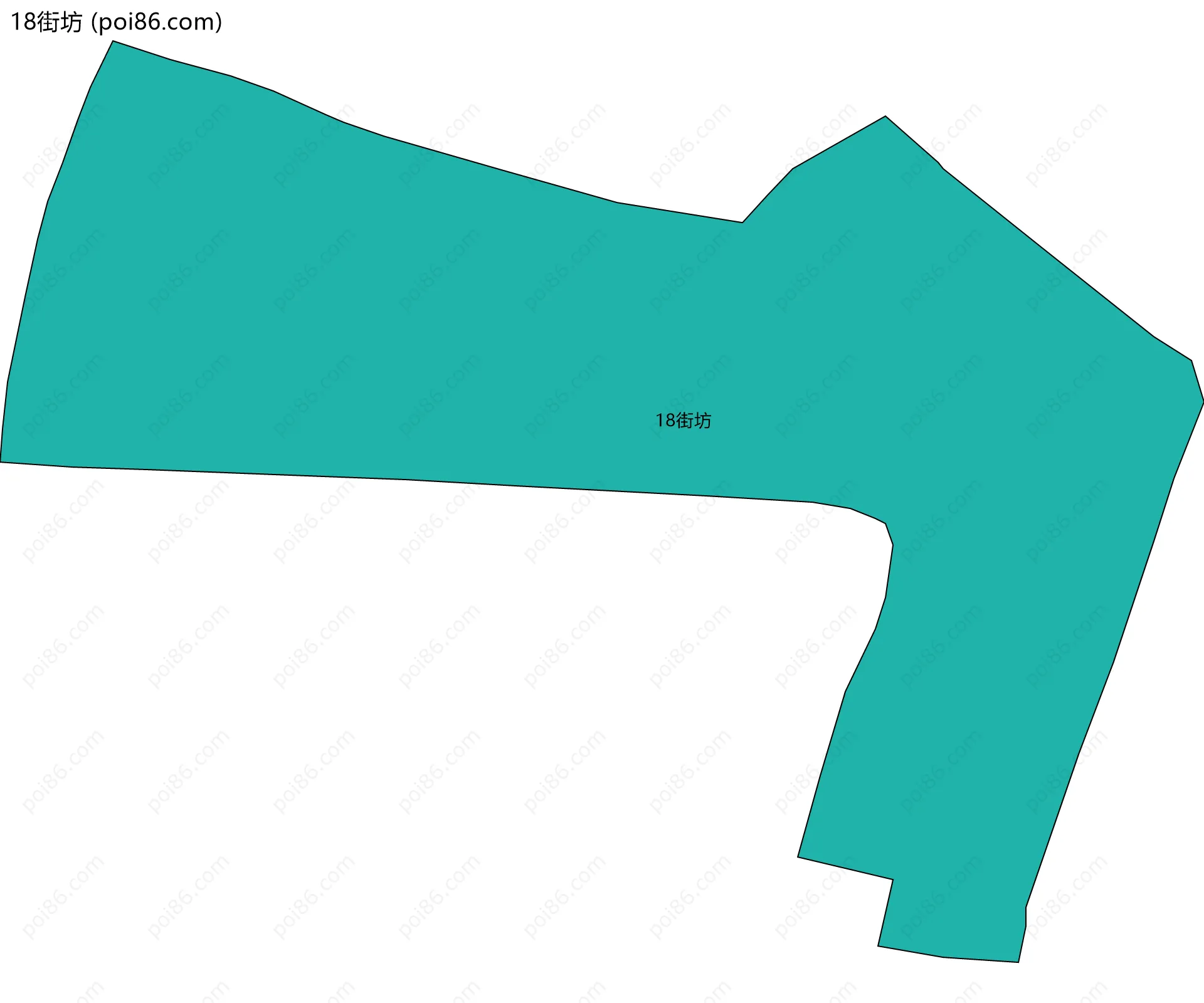 18街坊边界地图