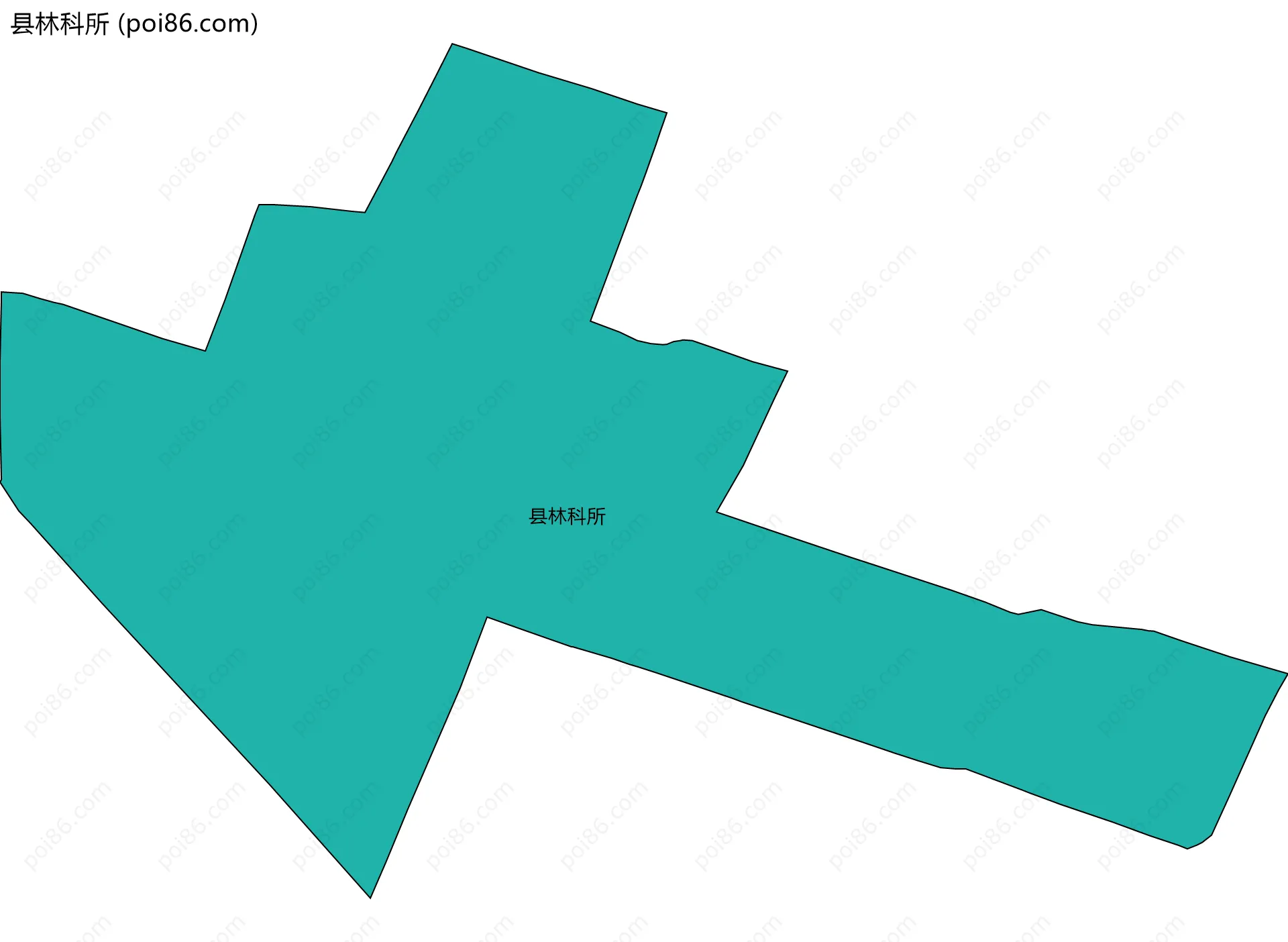 县林科所边界地图