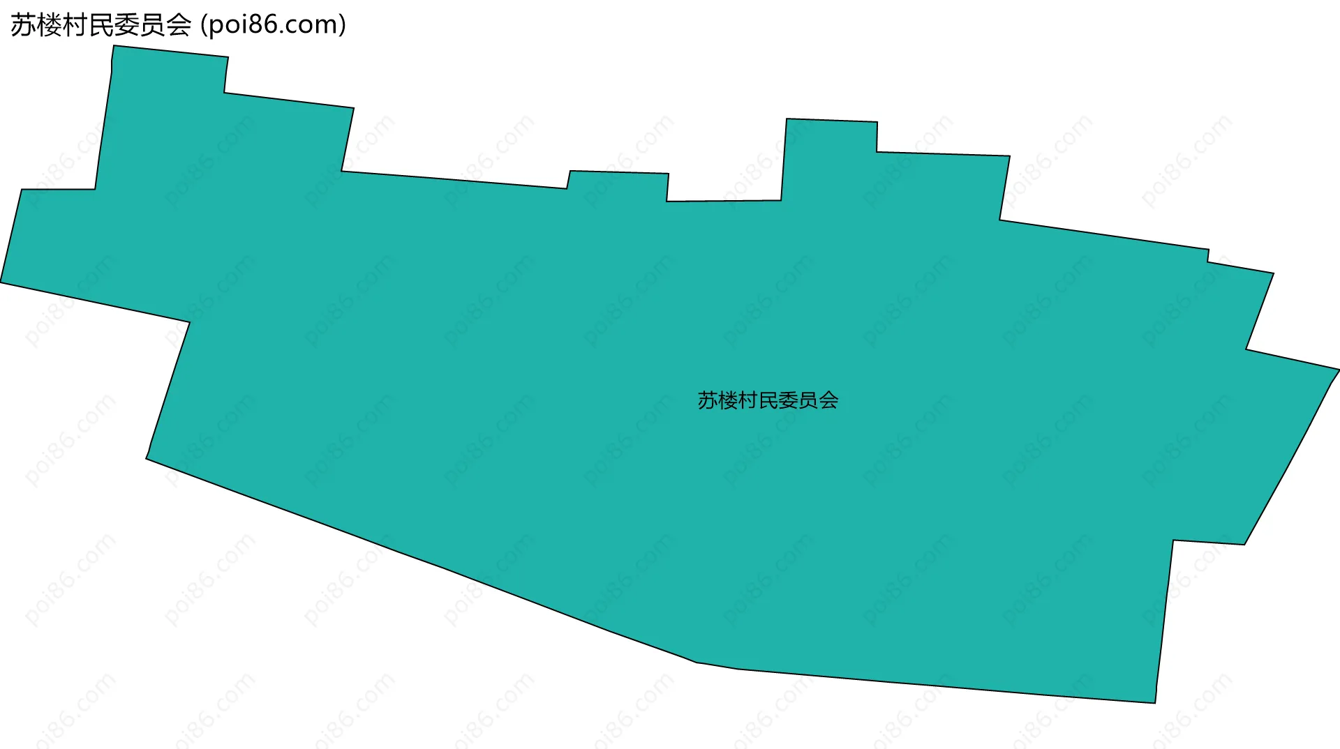 苏楼村民委员会边界地图