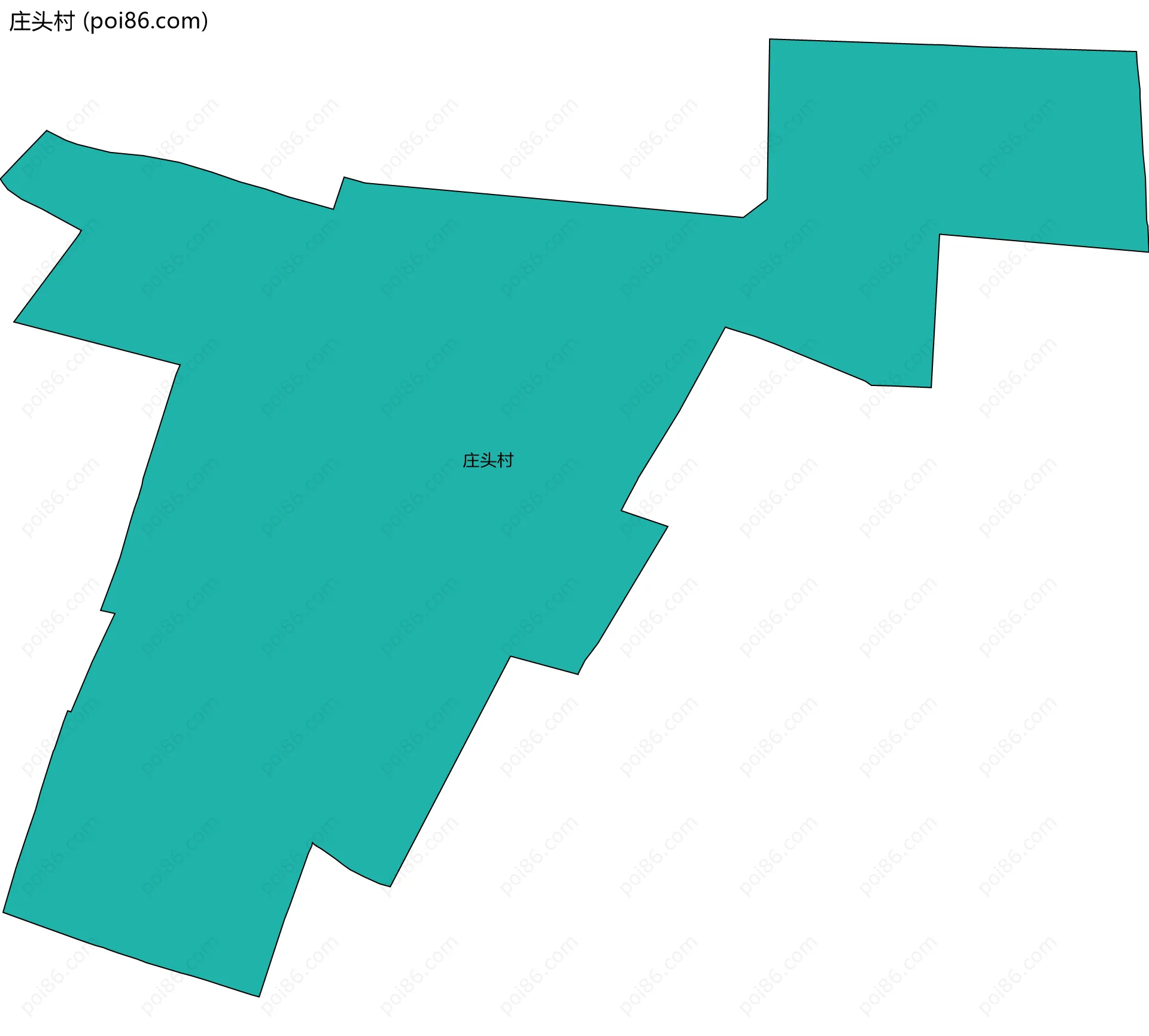 庄头村边界地图