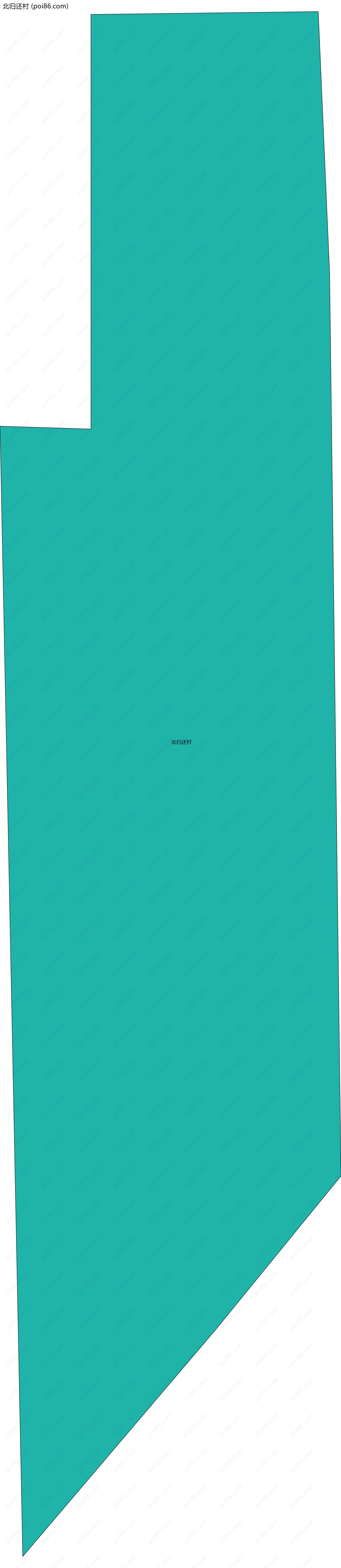 北归还村边界地图