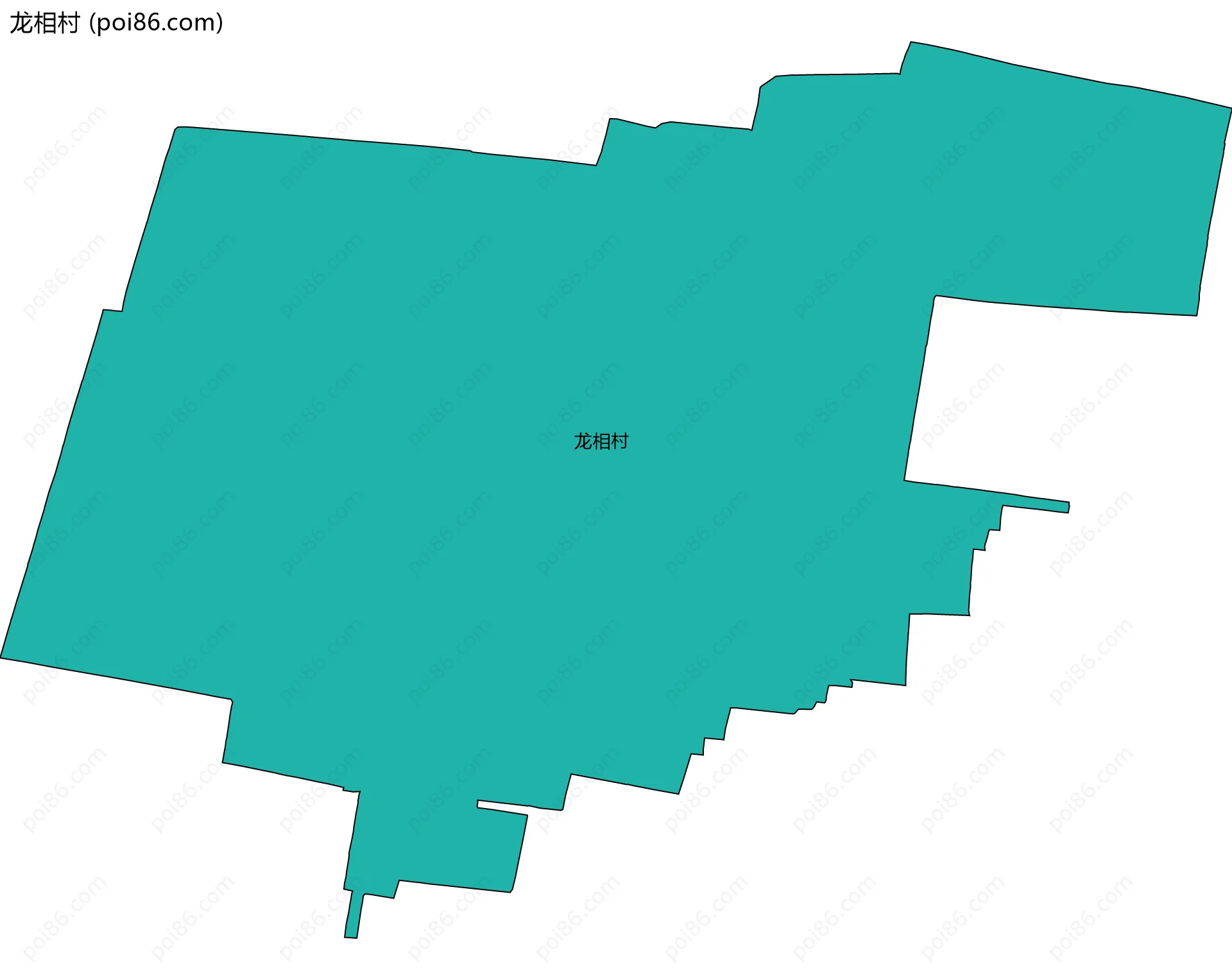 龙相村边界地图
