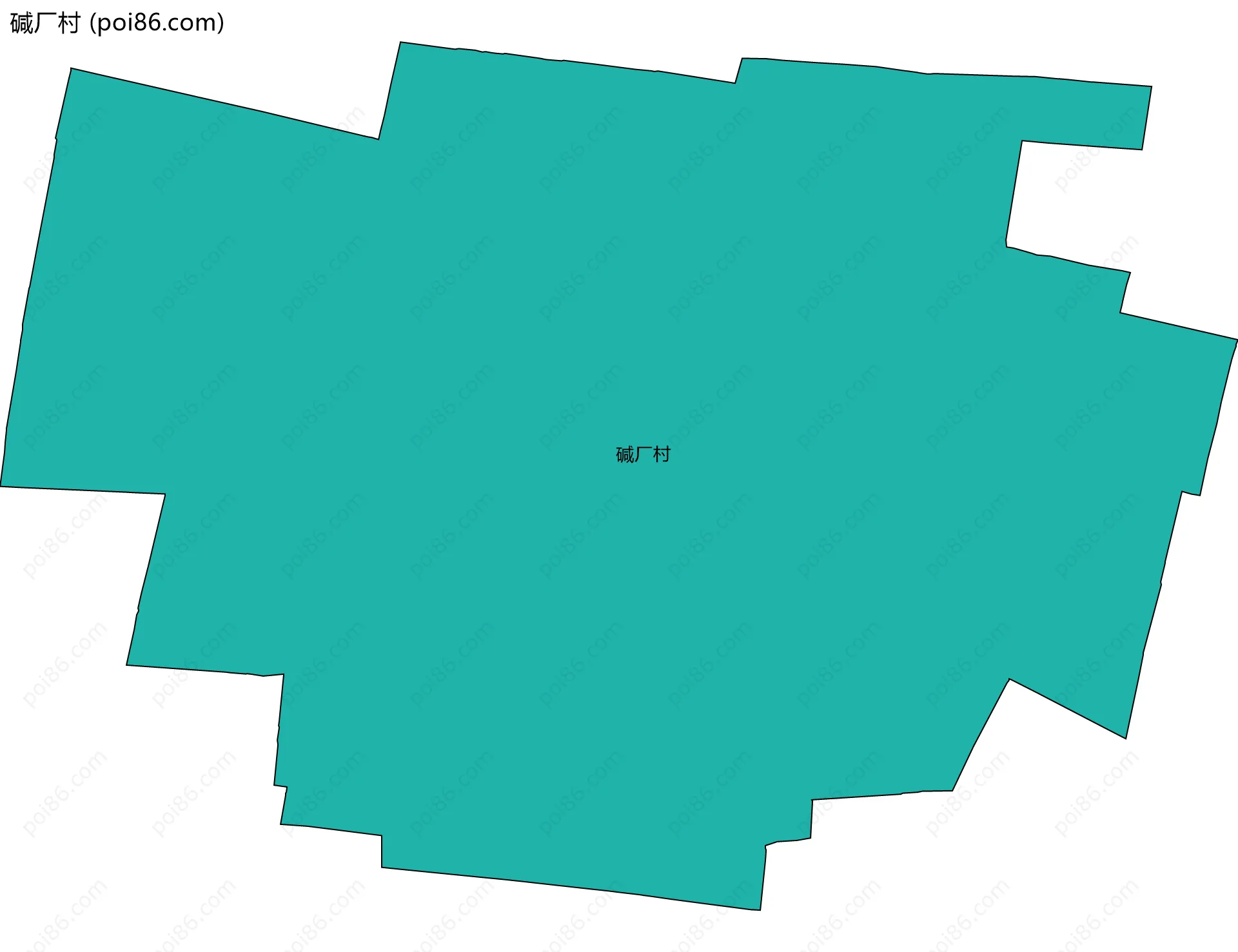 碱厂村边界地图