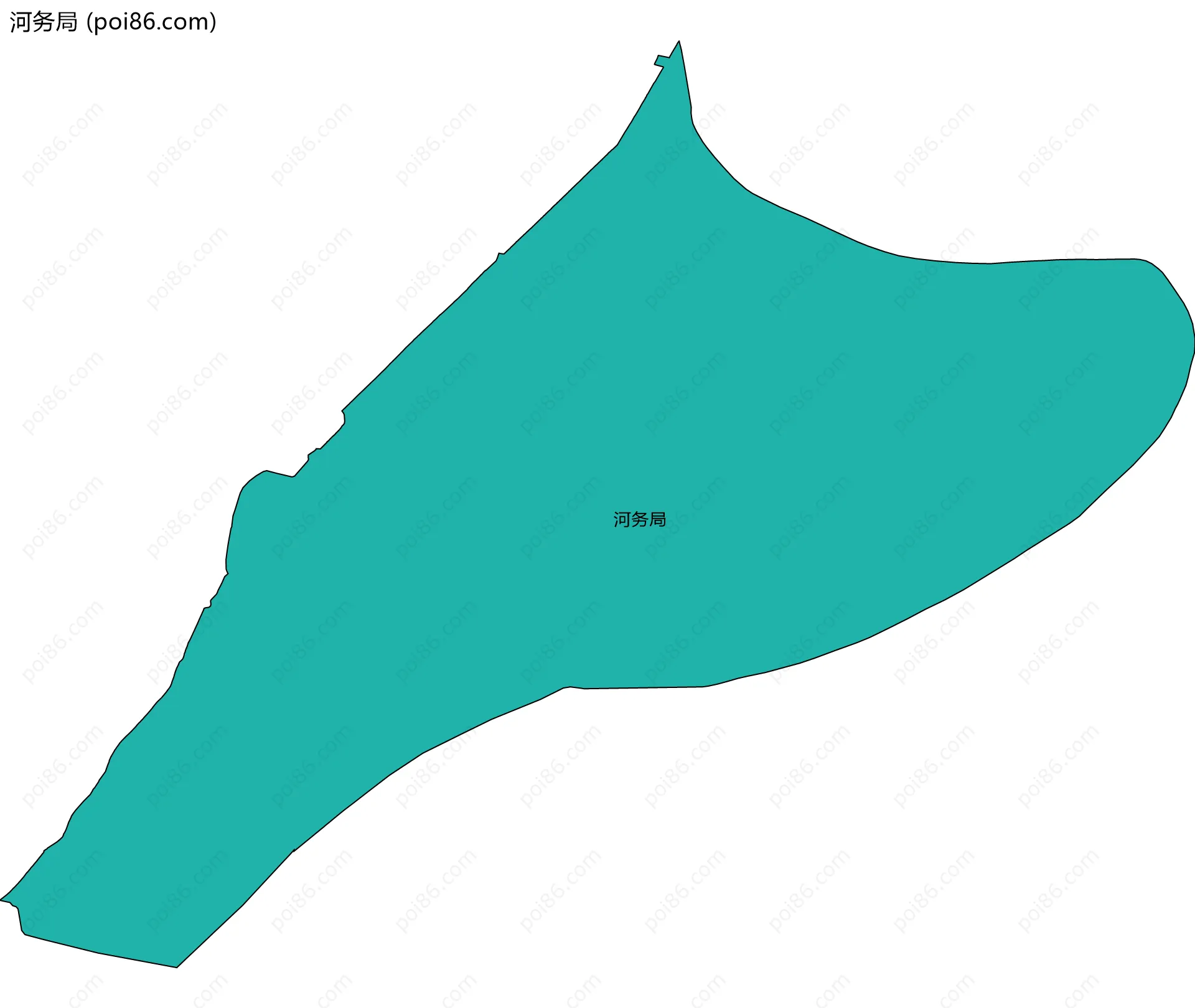 河务局边界地图