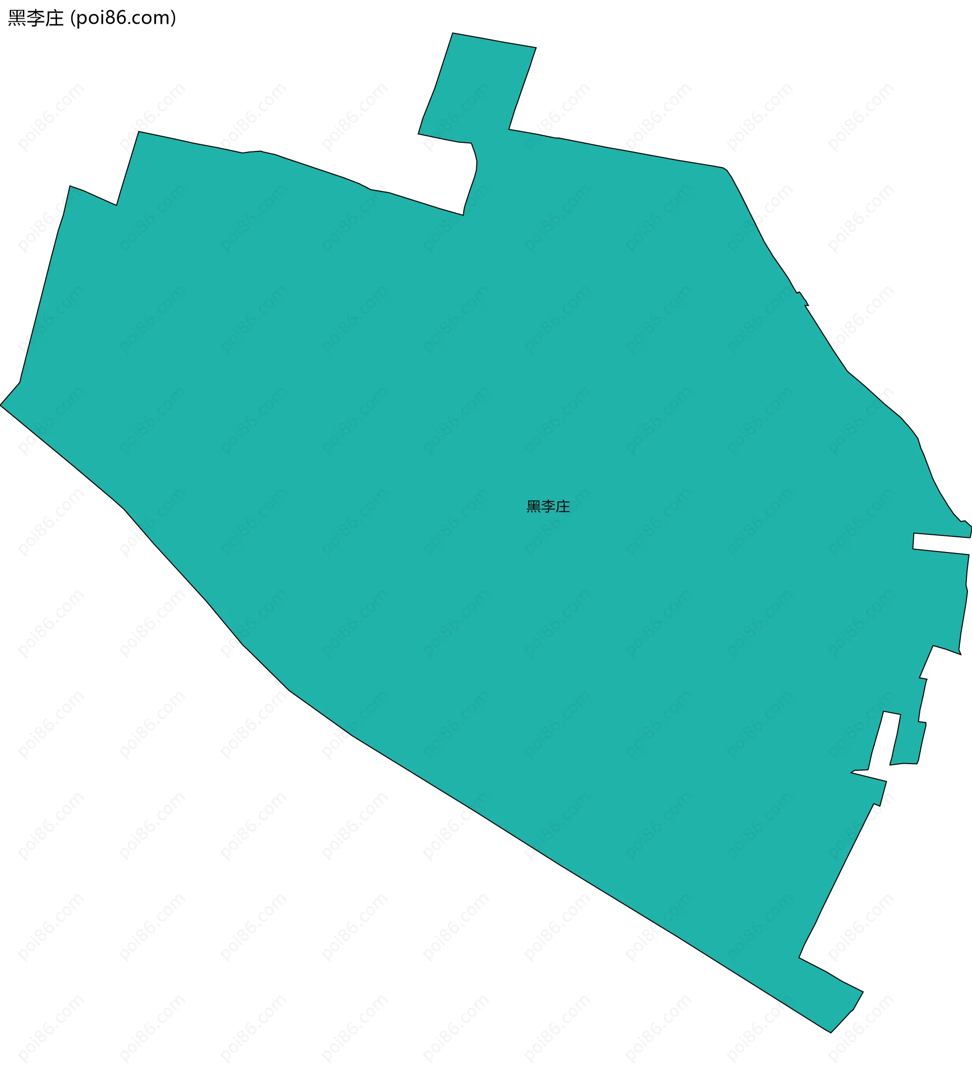 黑李庄边界地图