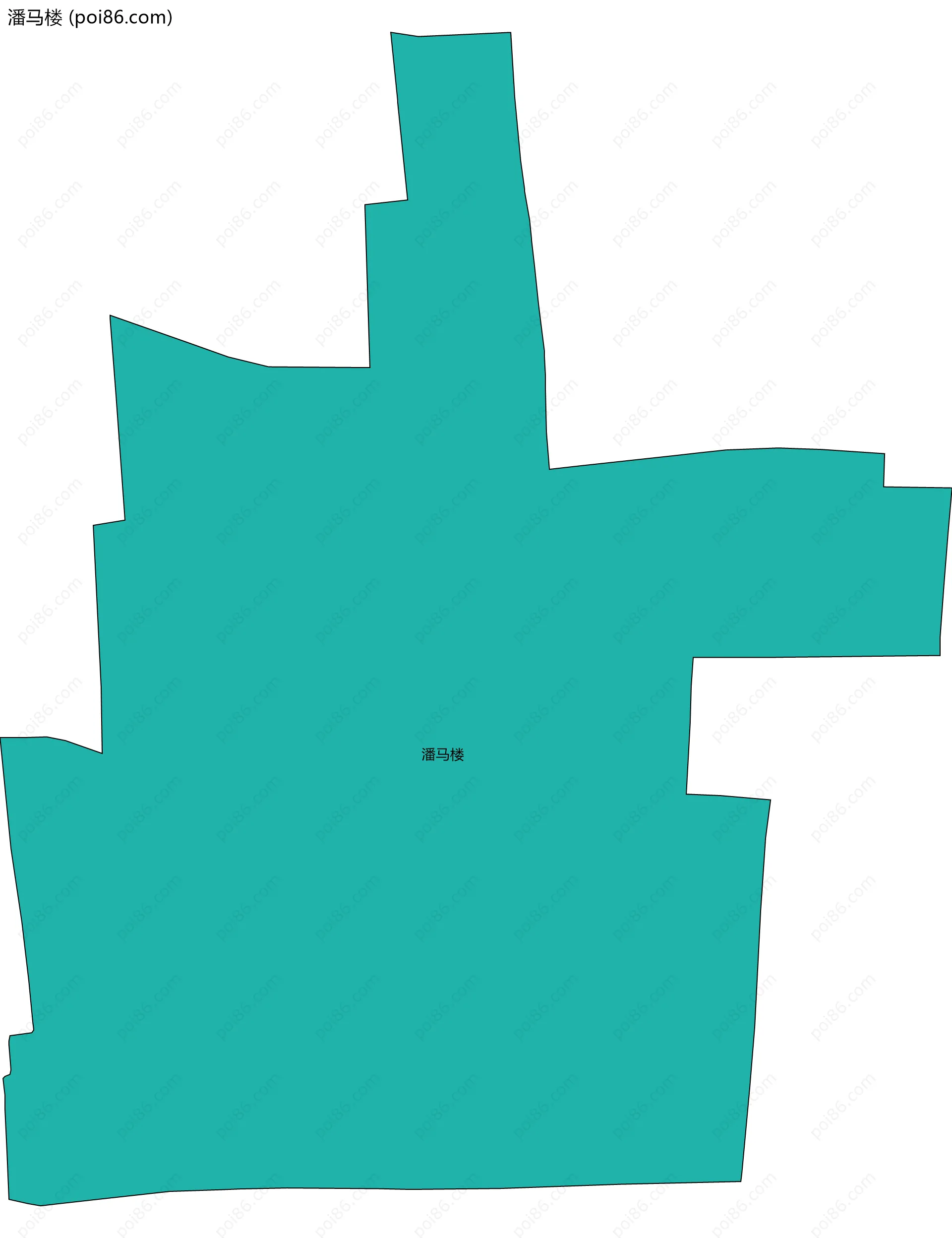 潘马楼边界地图