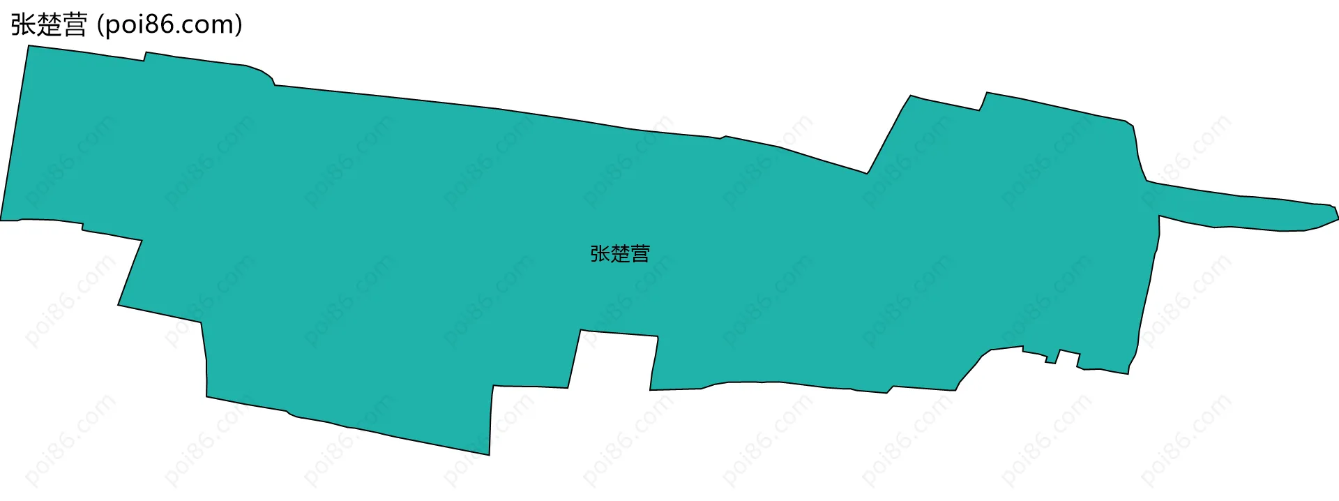 张楚营边界地图