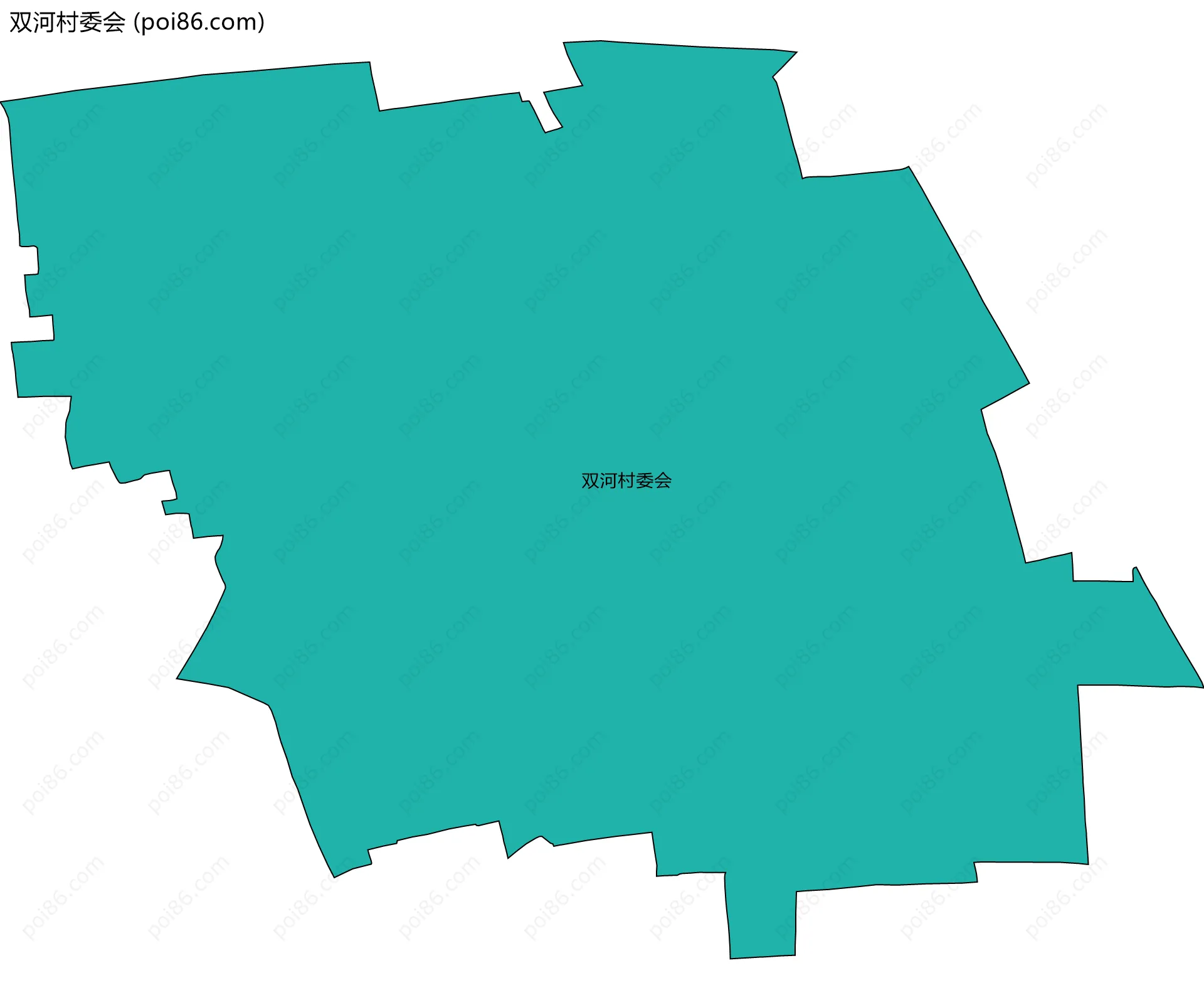 双河村委会边界地图