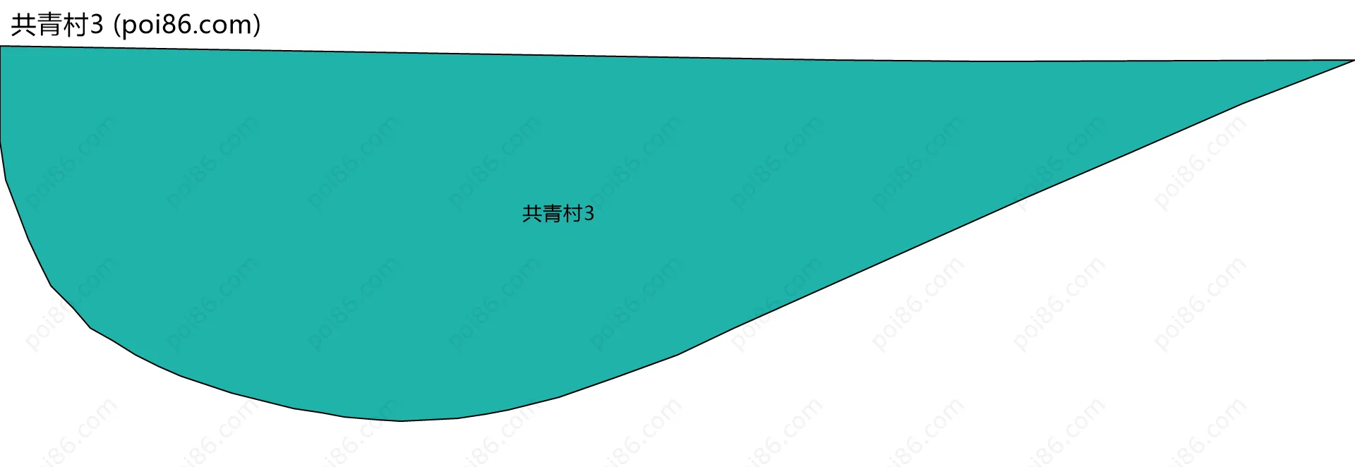 共青村3边界地图