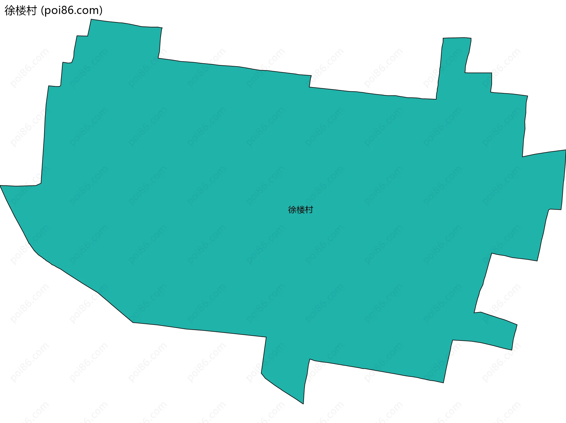 徐楼村边界地图