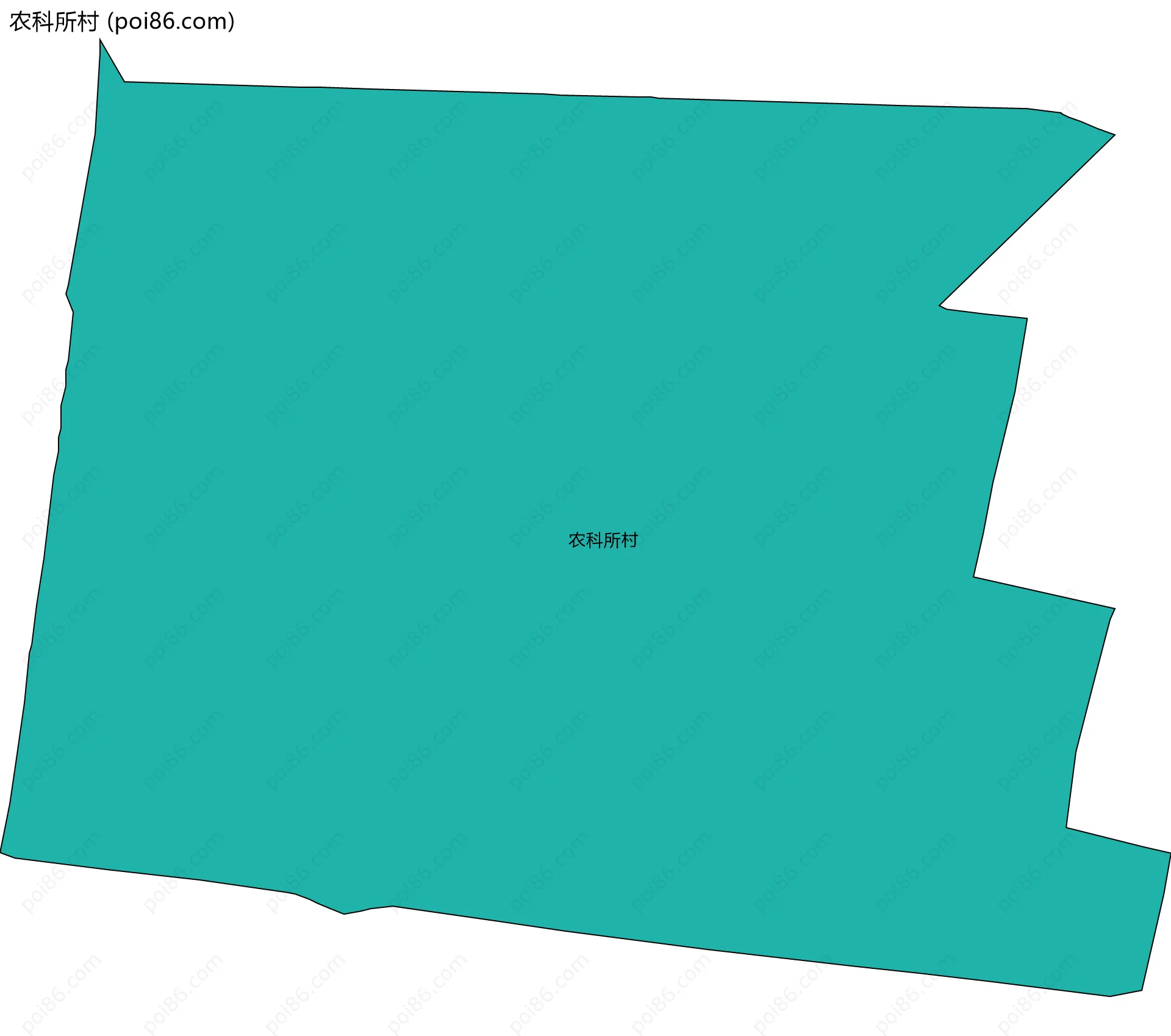 农科所村边界地图