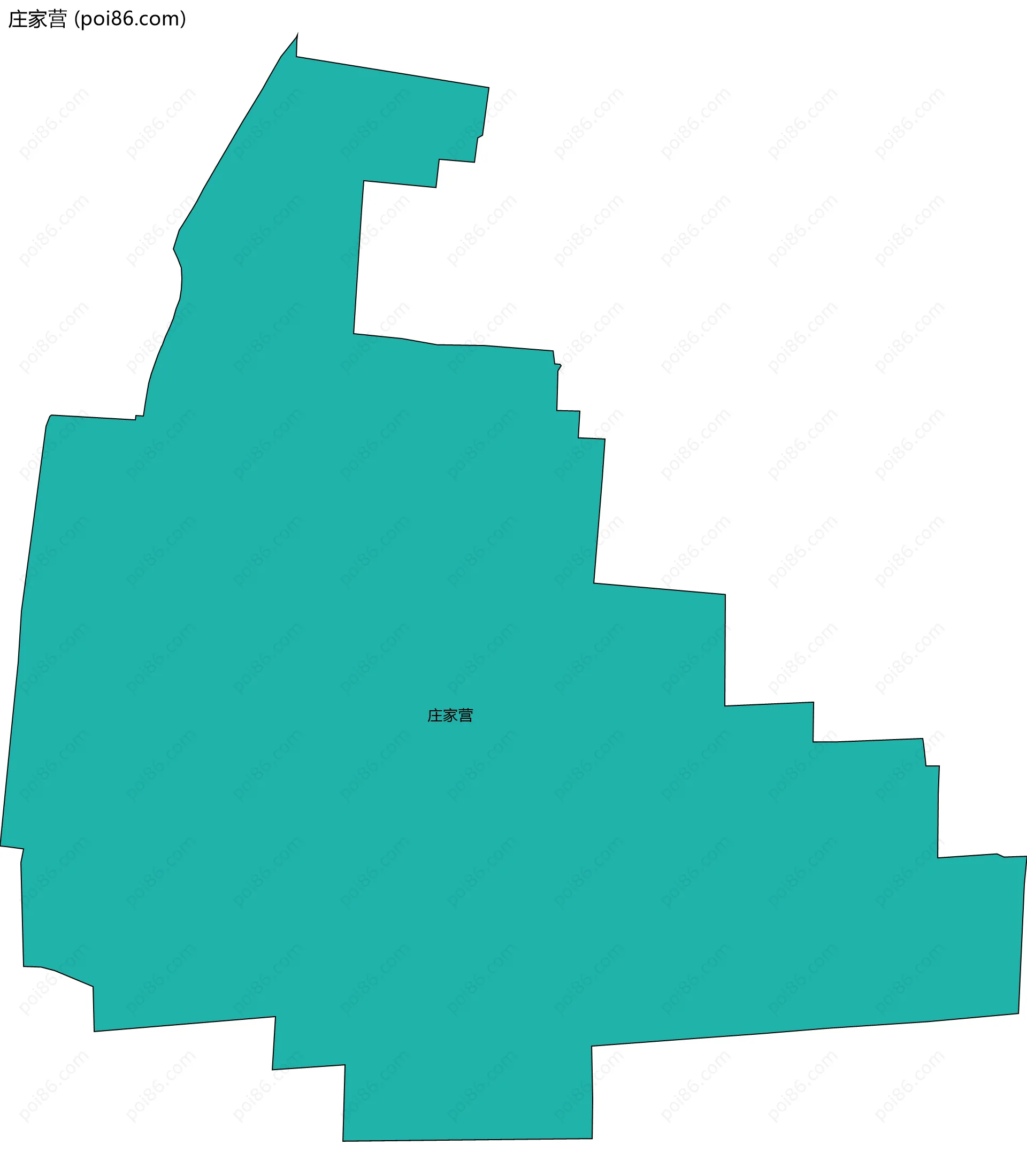 庄家营边界地图