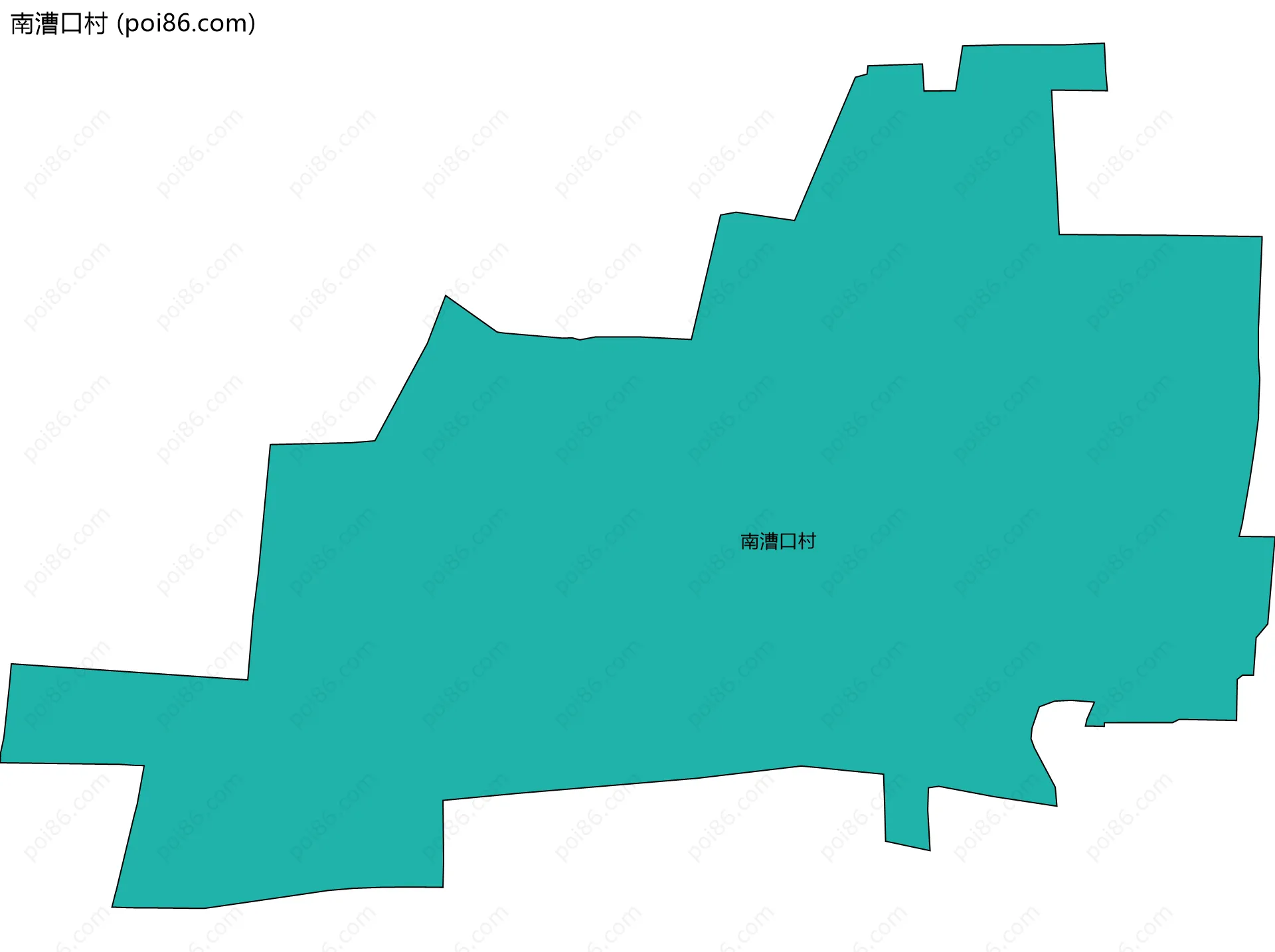 南漕口村边界地图