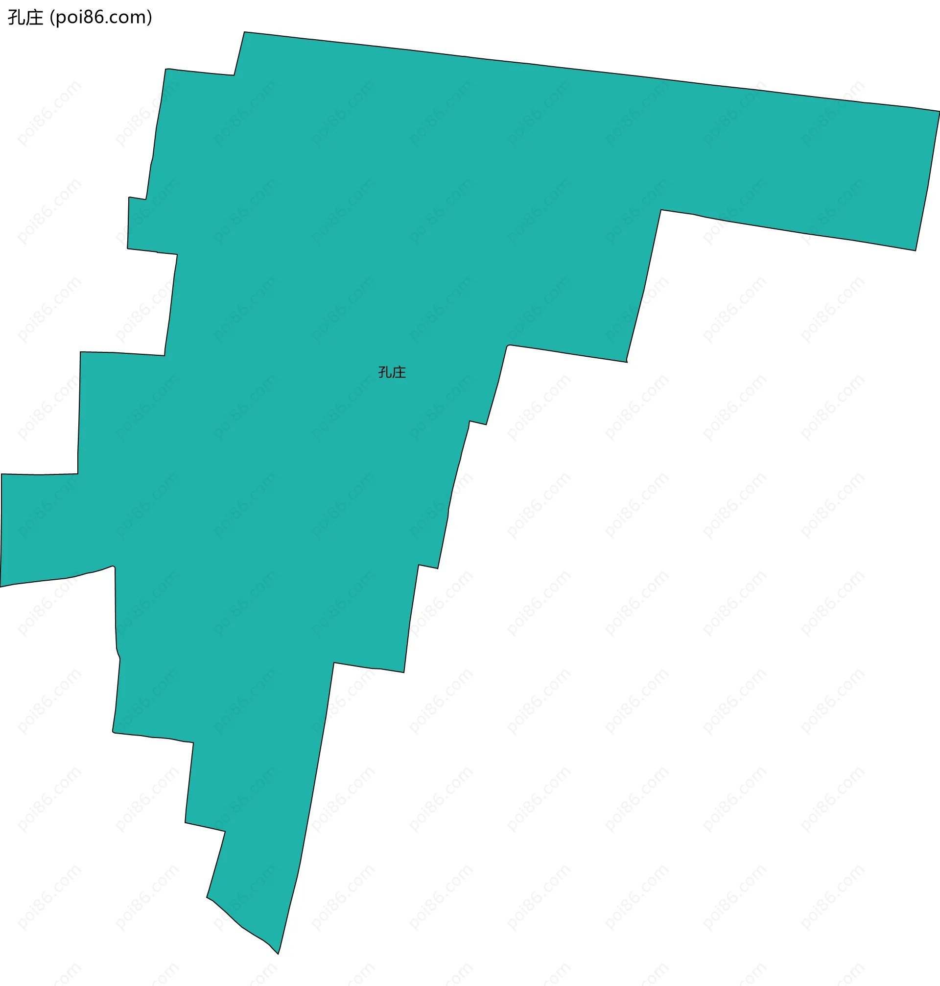 孔庄边界地图